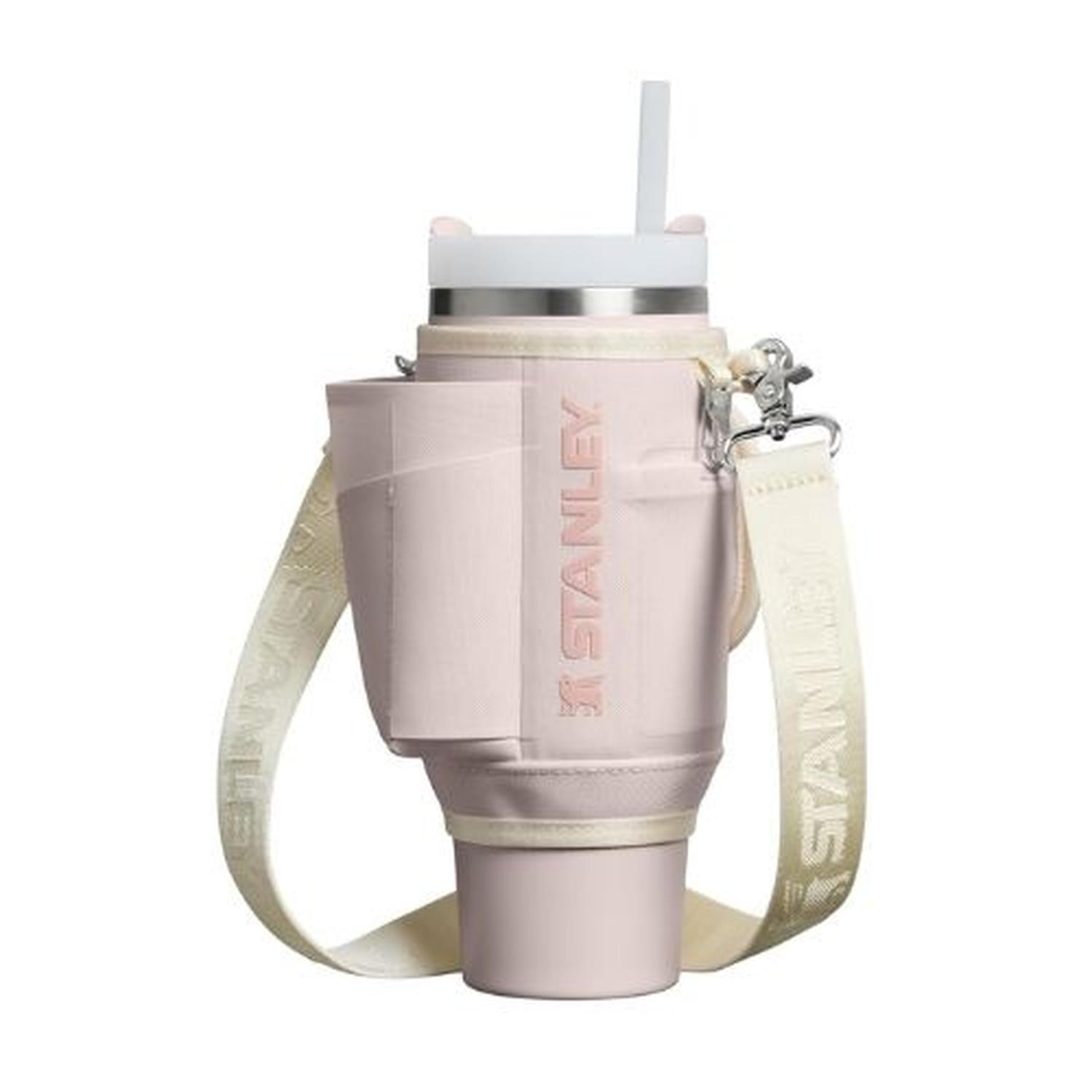 HOLDER O PORTA VASOS DE 30 OZ STANLEY ALL DAY QUENCHER CARRY ALL - CUARZO ROSA - 1