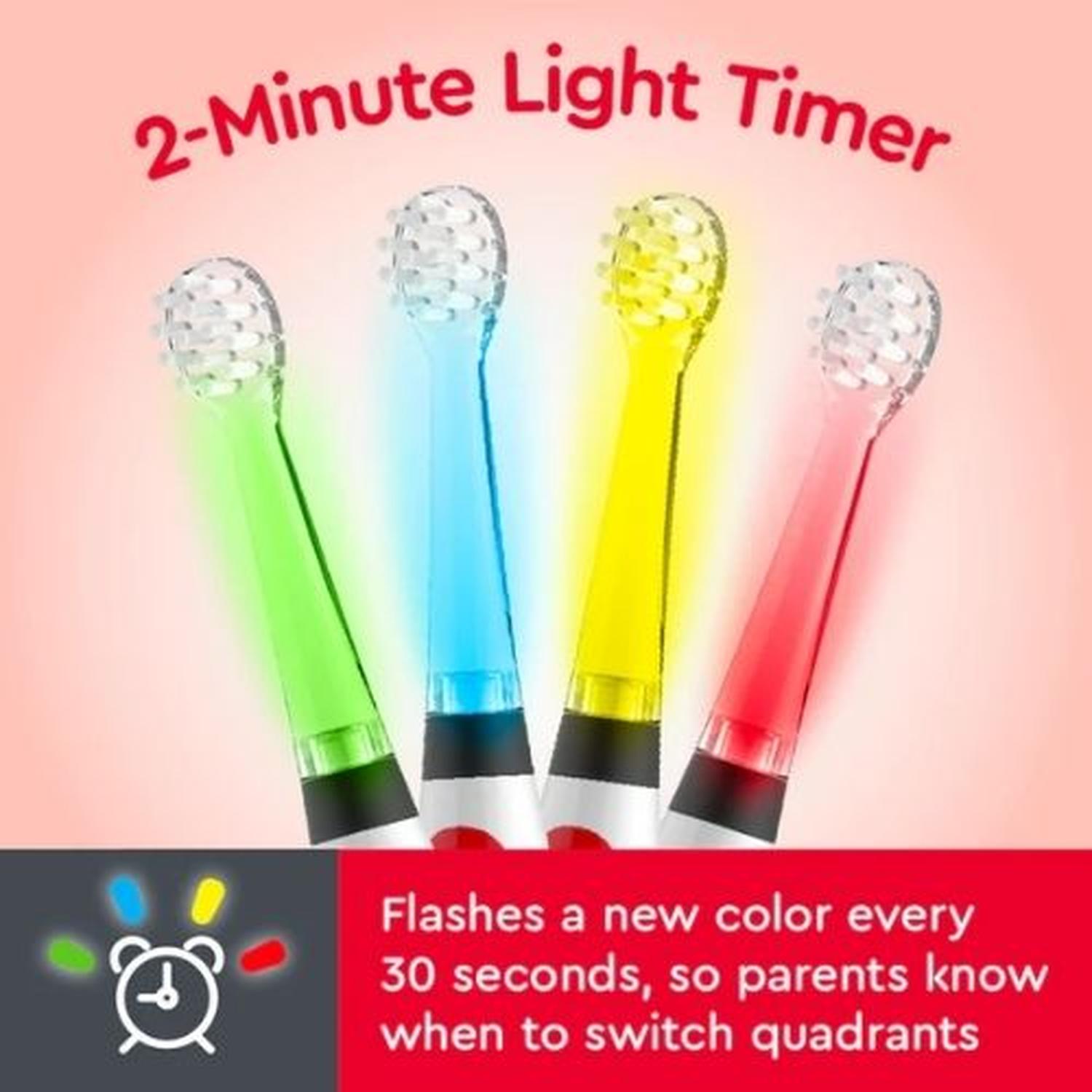 SET CEPILLO DE DIENTES ELECTRICO BRUSHEEZ PARA TODDLER 1-3 AÑOS - PUPPY - 3