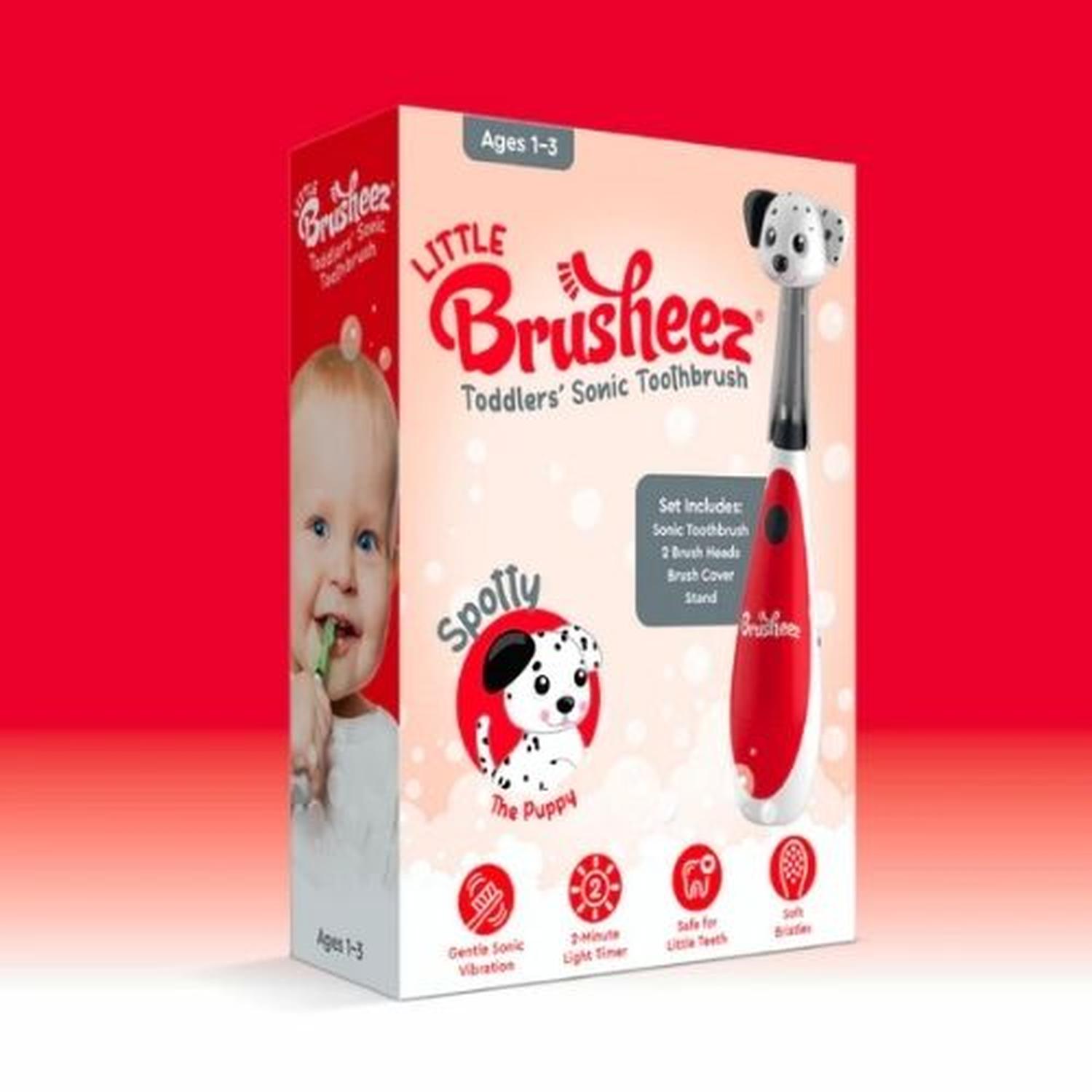 SET CEPILLO DE DIENTES ELECTRICO BRUSHEEZ PARA TODDLER 1-3 AÑOS - PUPPY - 7
