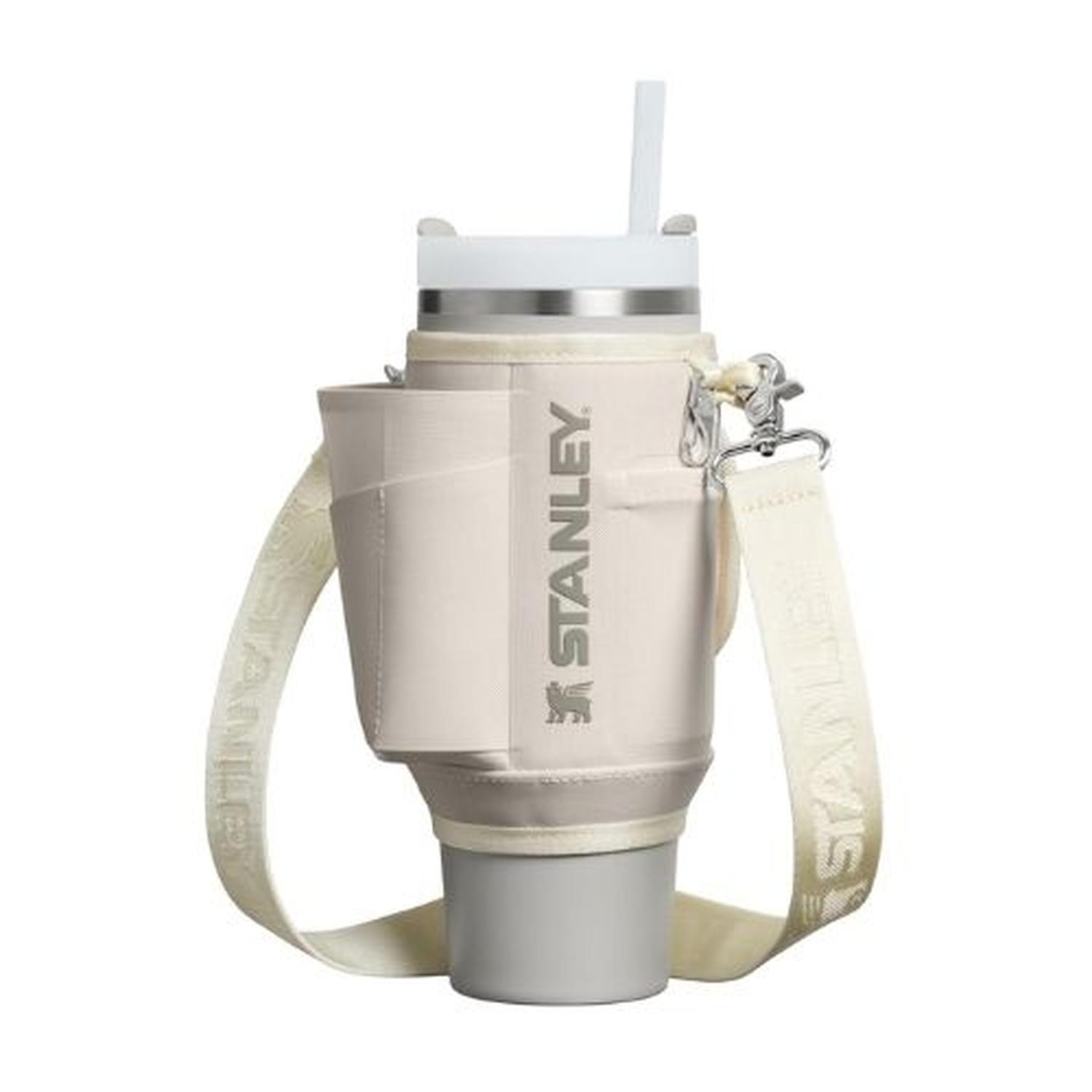 HOLDER O PORTA VASOS DE 30 OZ STANLEY ALL DAY QUENCHER CARRY ALL - CREMA - 1