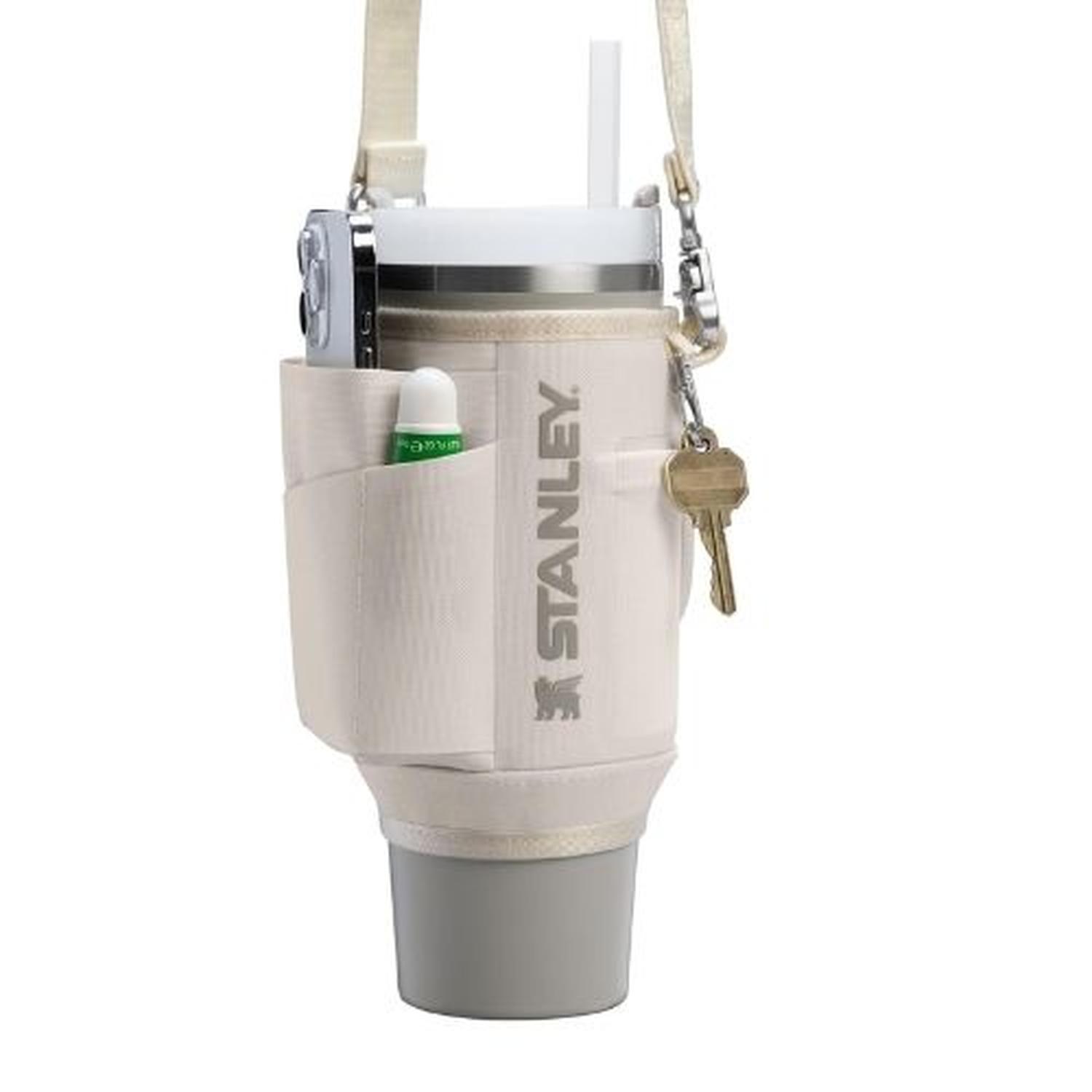 HOLDER O PORTA VASOS DE 30 OZ STANLEY ALL DAY QUENCHER CARRY ALL - CREMA - 3