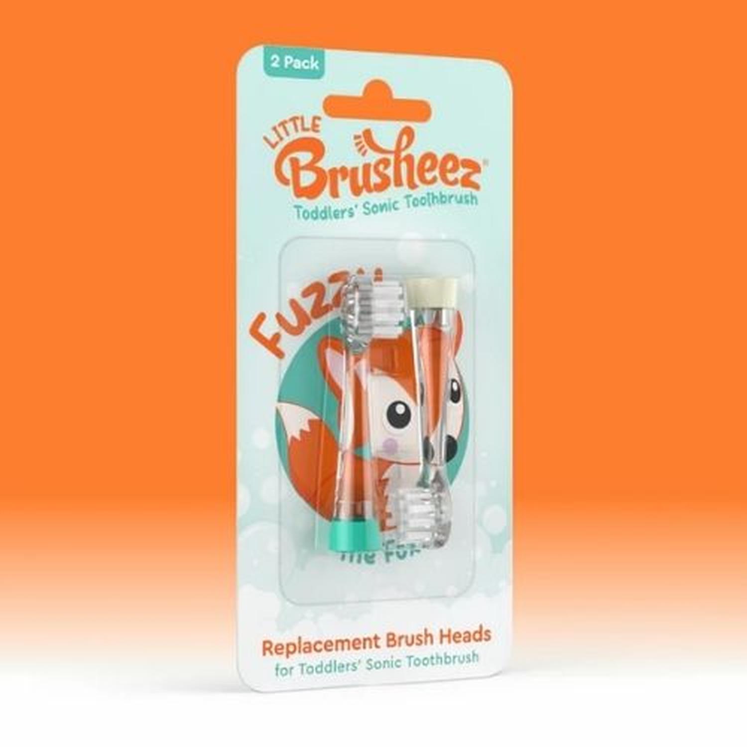 CABEZALES DE REPUESTOS PARA CEPILLO ELECTRICO BRUSHEEZ TODDLER - ZORRO - 3