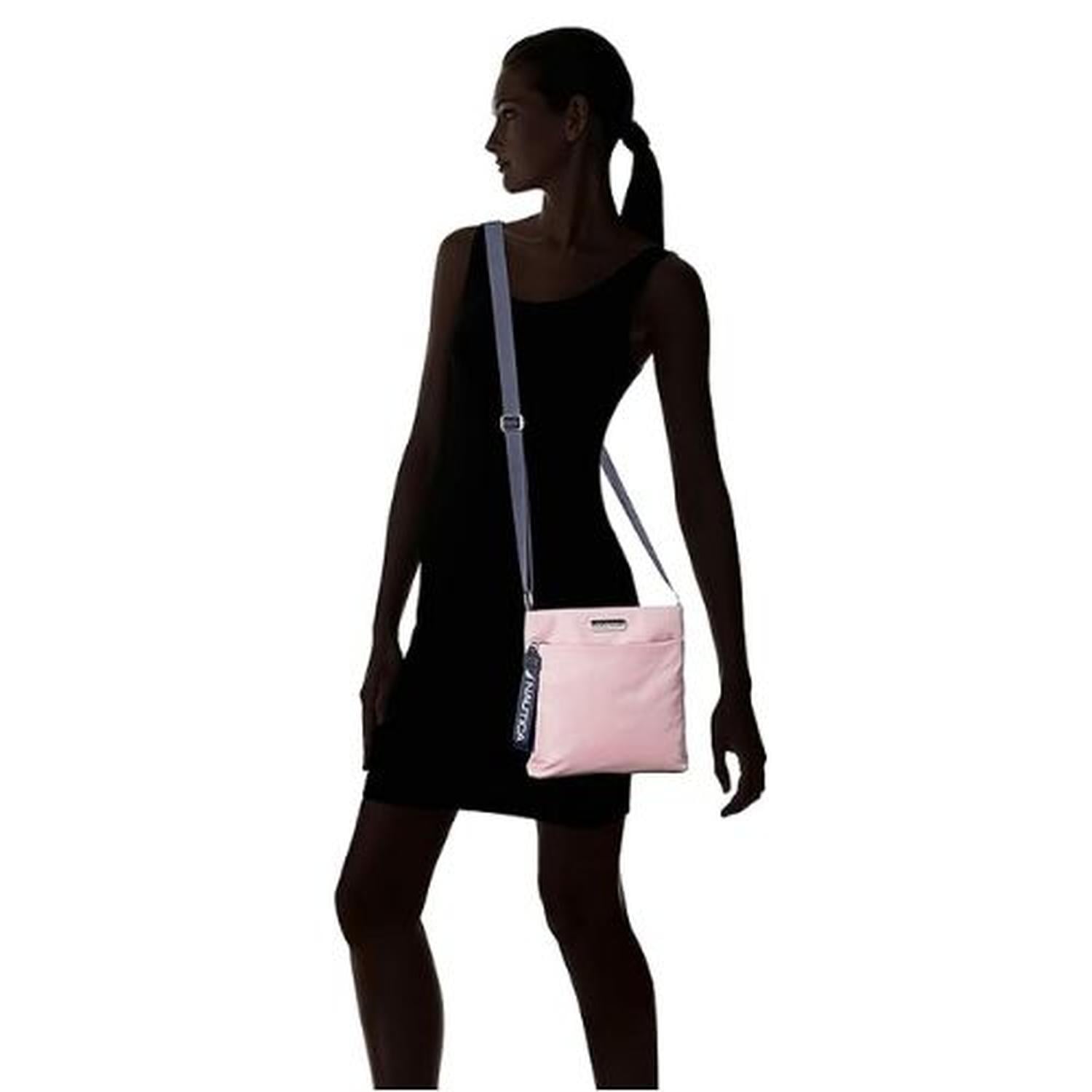 CARTERA CROSSBODY NAUTICA DIVER NYLON - LILAC ROSA - 2