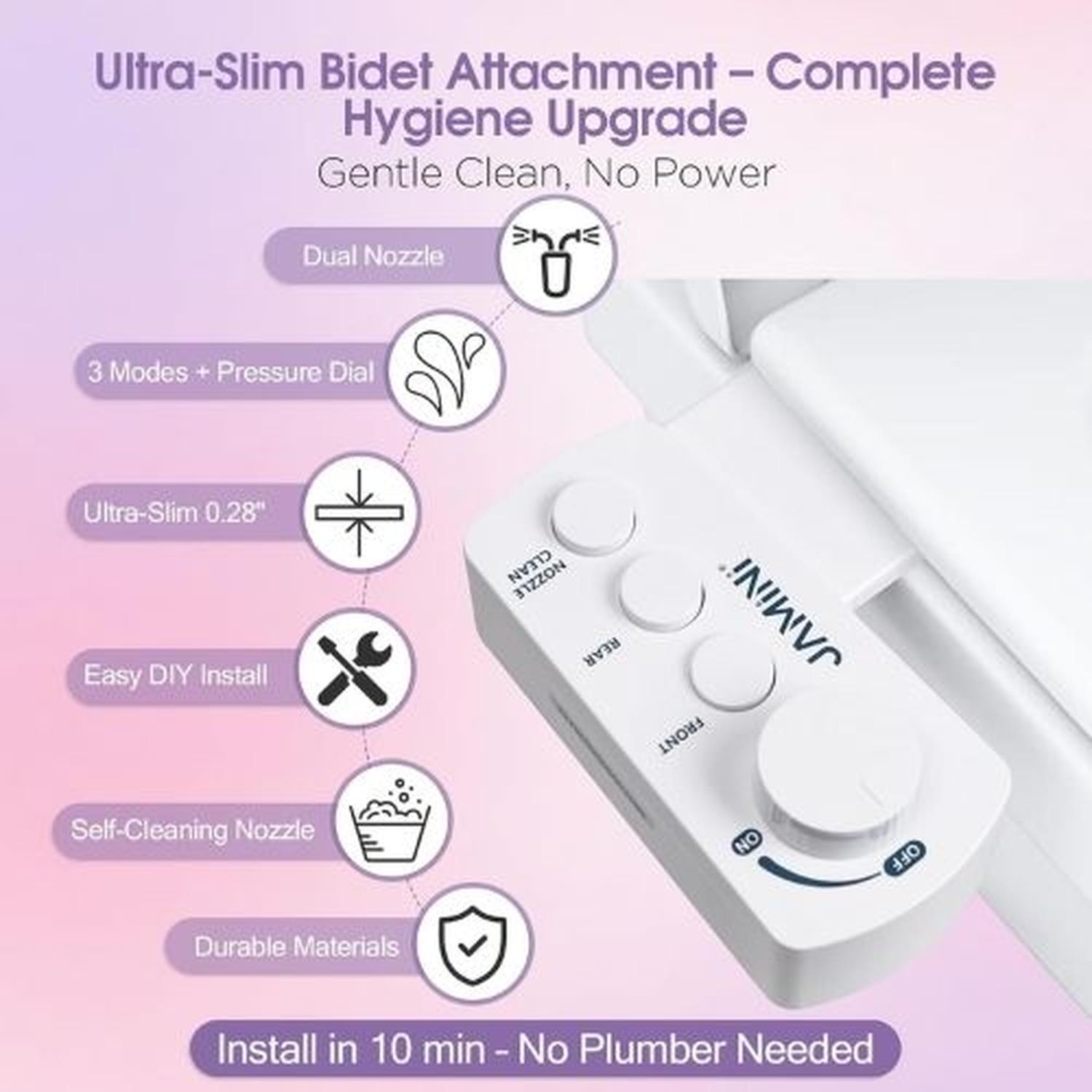 BIDE PARA INODORO CON PRESIÓN DE AGUA AJUSTABLE - 3