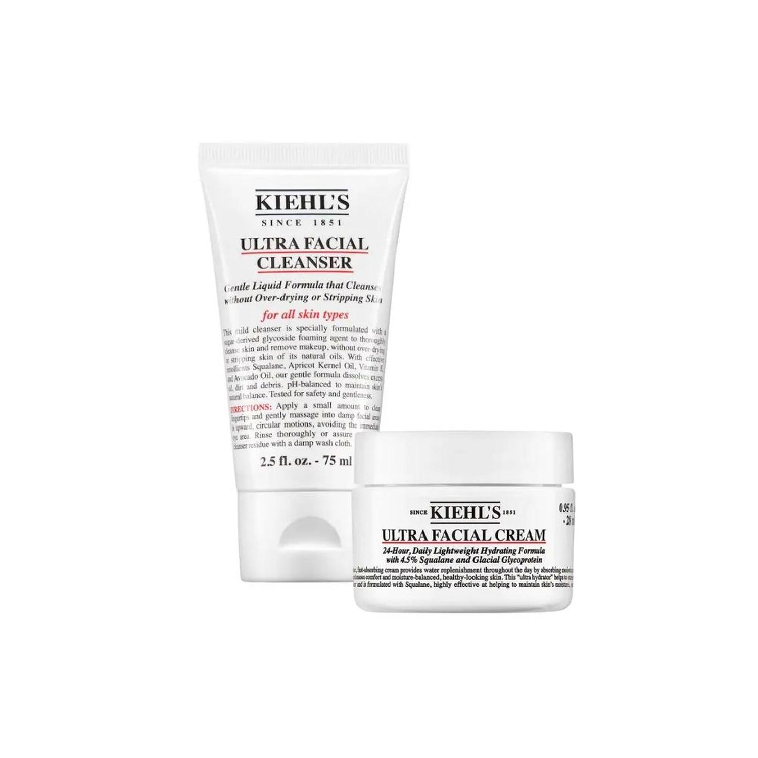 SET KIEHLS LIMPIADOR FACIAL 75 ML + CREMA ULTRA FACIAL 28 ML - 1
