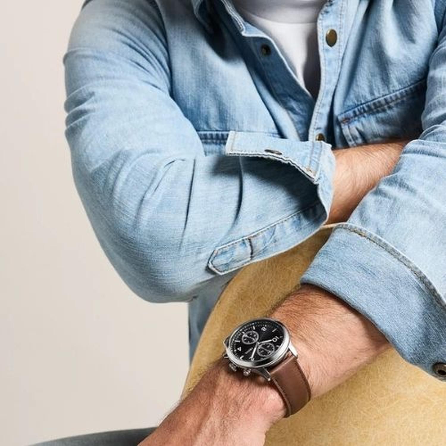 RELOJ HOMBRE MULTIFUNCION FOSSIL BENNETT CON CORREA DE CUERO - 2