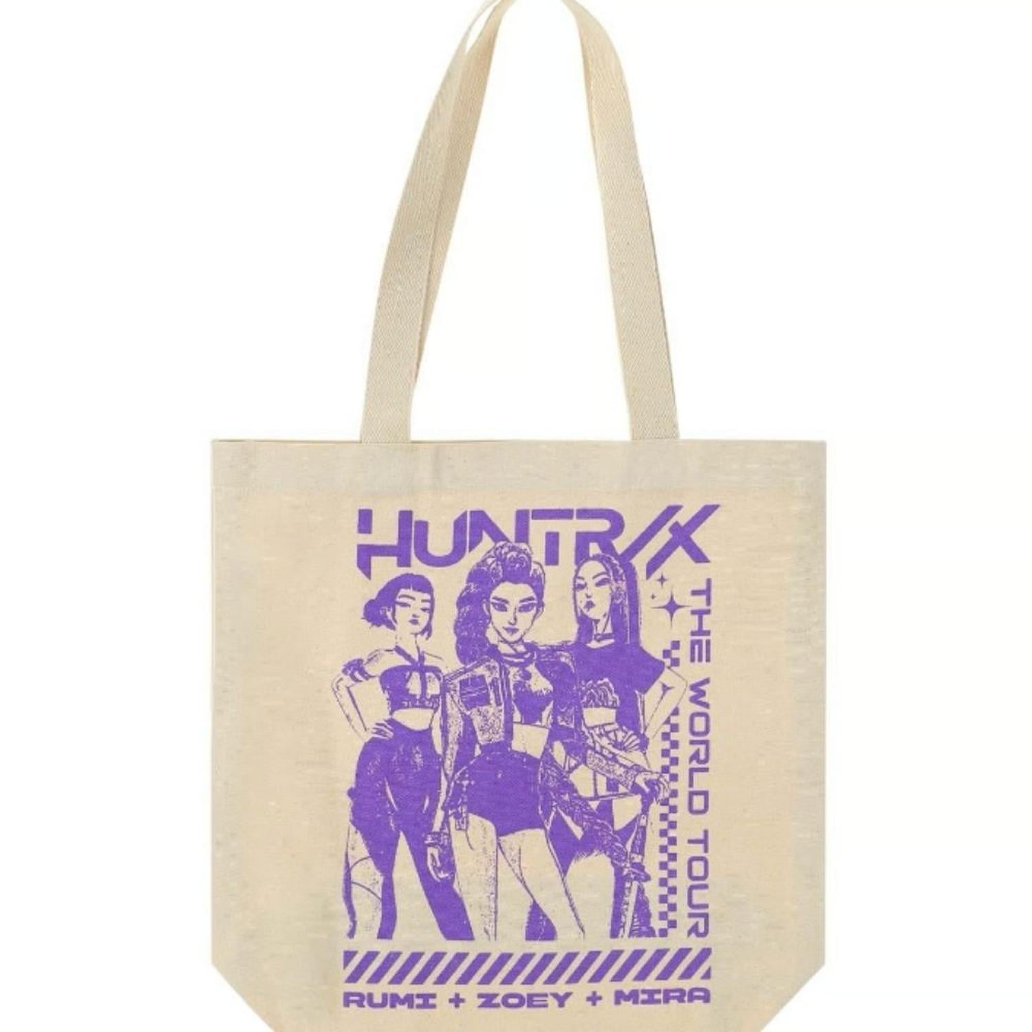 BOLSO DE LONA HUNTR/X K-POP DEMON HUNTERS LICENCIADA - 1