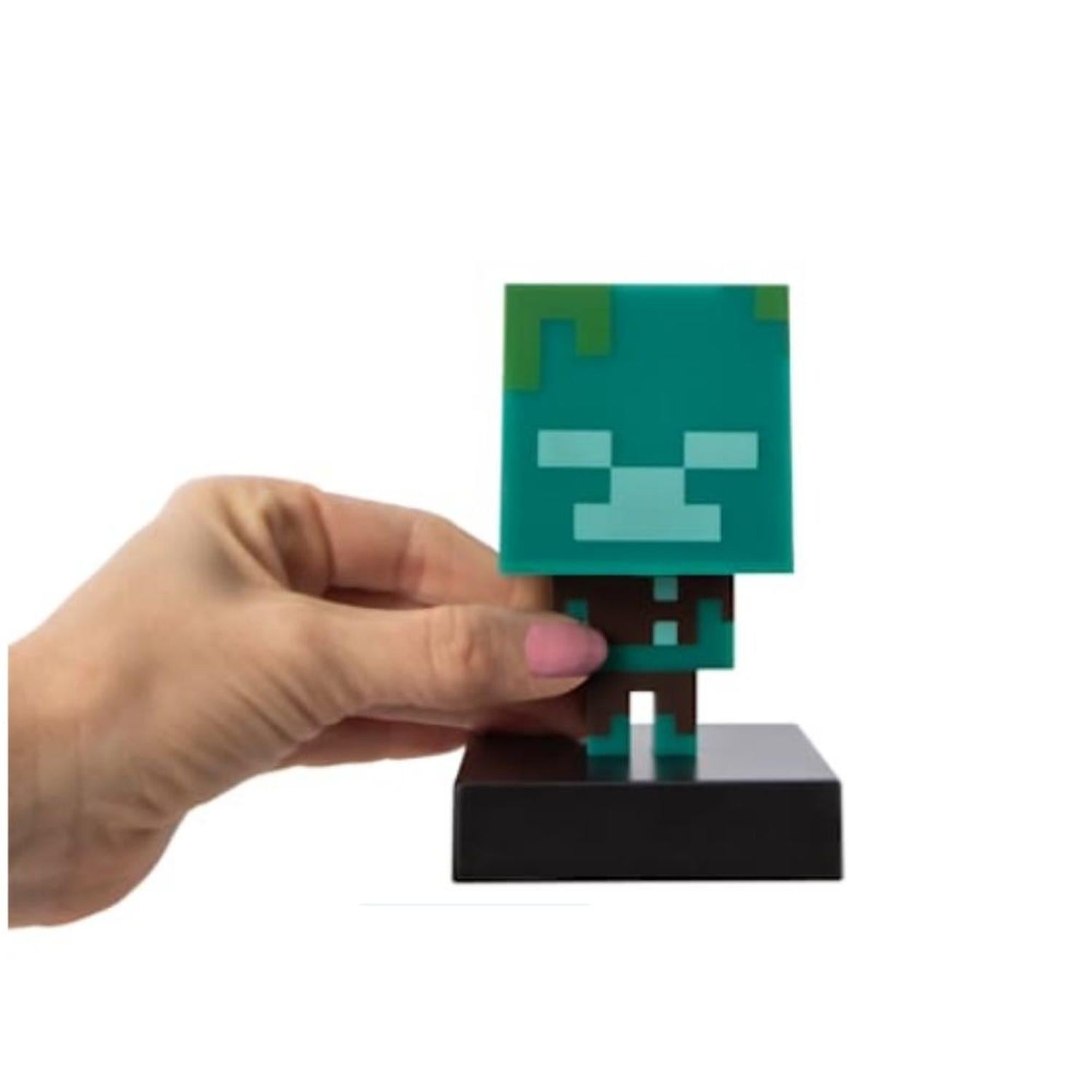 LAMPARA MINECRAFT 10 CM - DROWNED ZOMBIE - 3