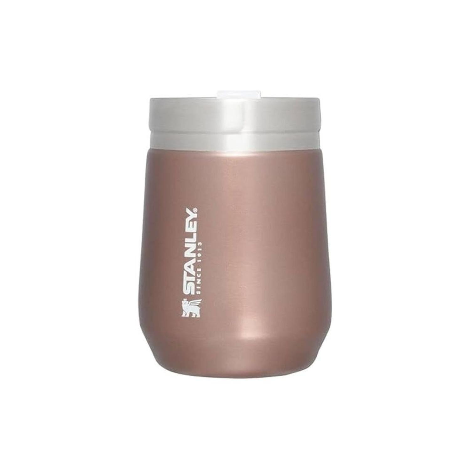 TAZA AISLADA DE ACERO INOXIDABLE STANLEY GO 10 OZ - CUARZO ROSA - 1