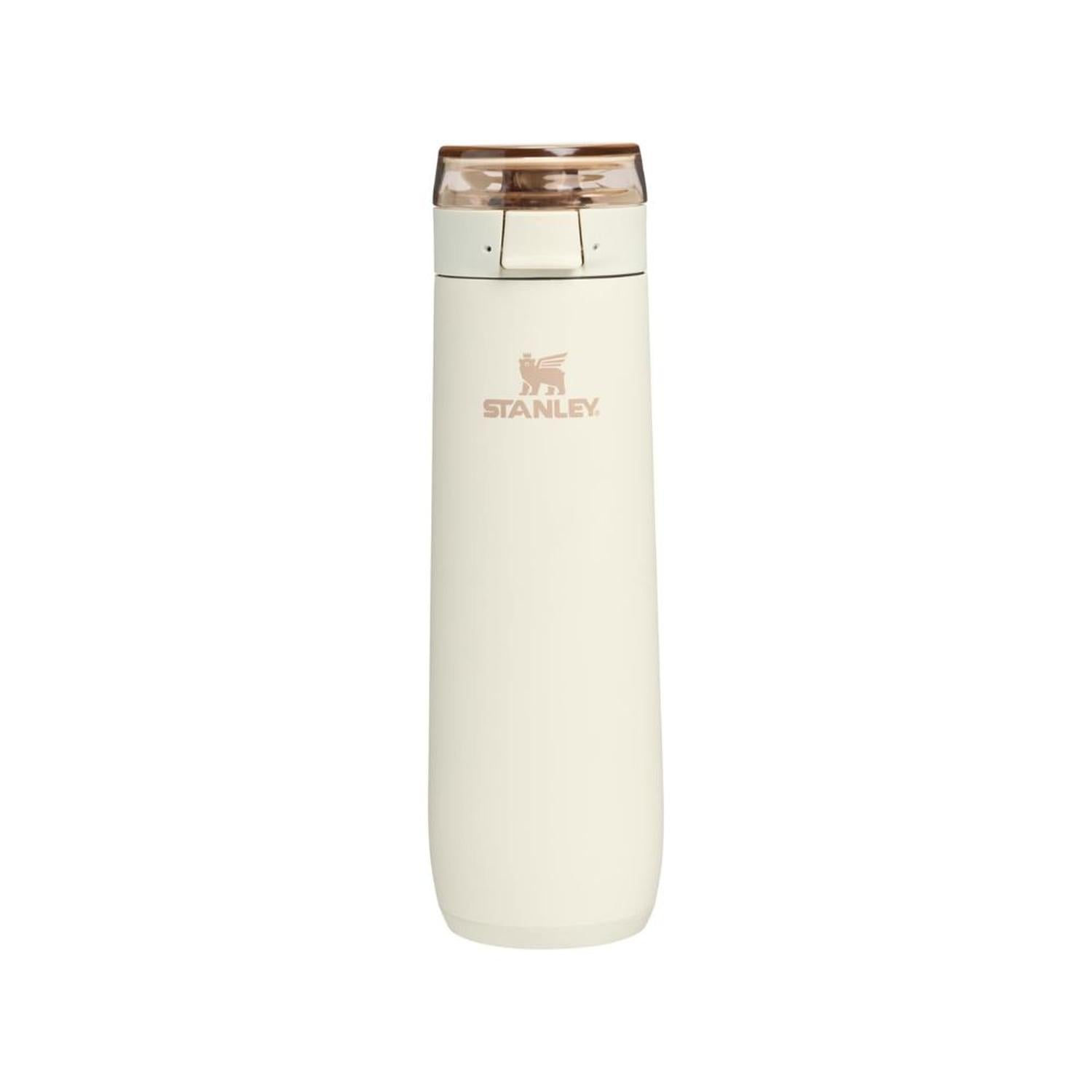BOTELLA DE ACERO INOXIDABLE STANLEY FLOWSTATE SPRING 20 OZ - CREAM - 1