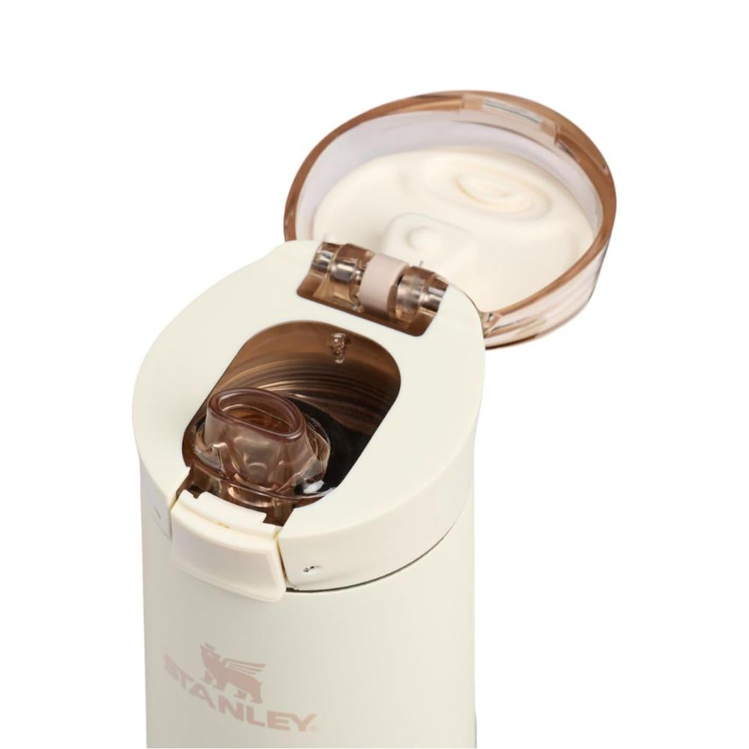BOTELLA DE ACERO INOXIDABLE STANLEY FLOWSTATE SPRING 20 OZ - CREAM - 2