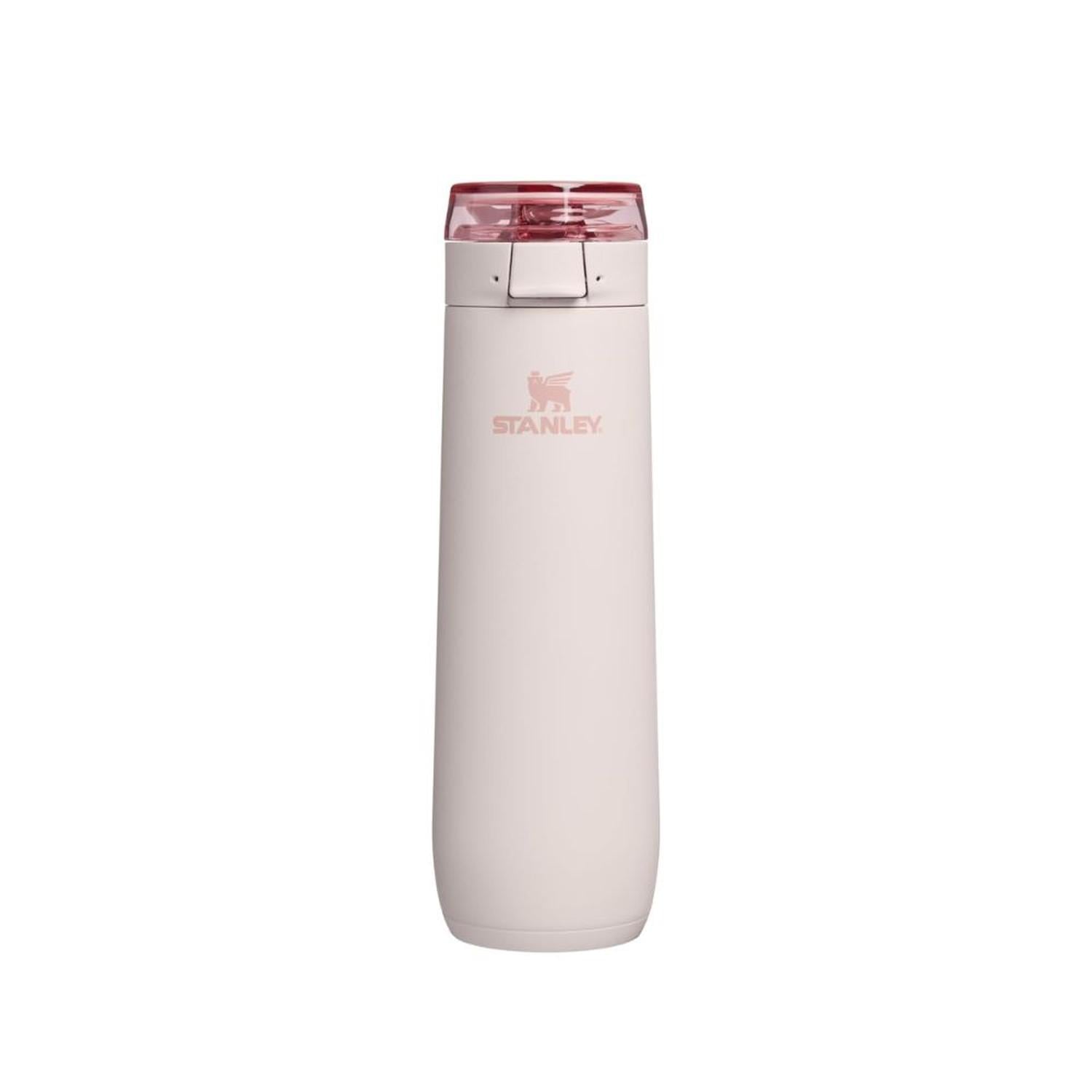 BOTELLA DE ACERO INOXIDABLE STANLEY FLOWSTATE SPRING 20 OZ - ROSE QUARTZ - 1