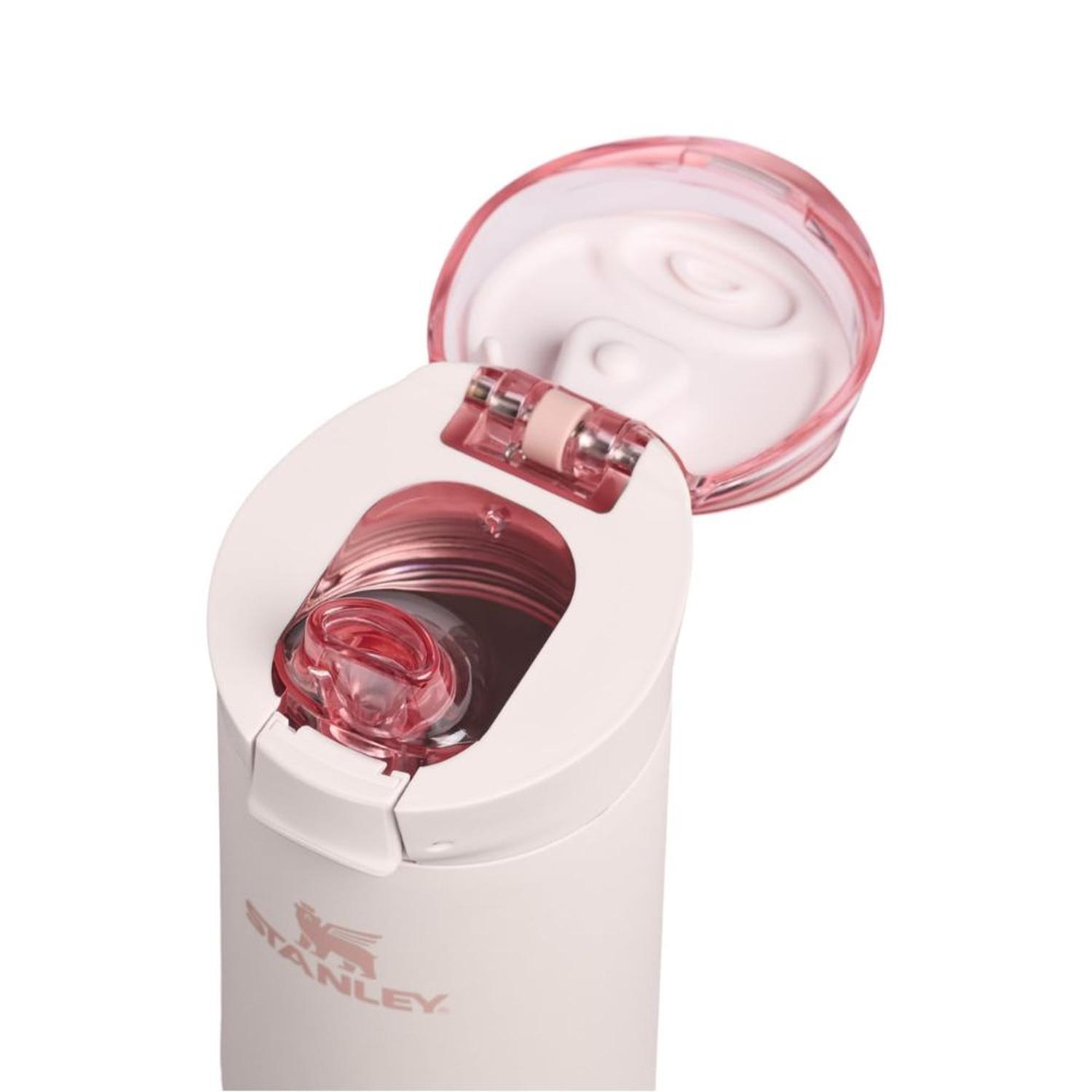 BOTELLA DE ACERO INOXIDABLE STANLEY FLOWSTATE SPRING 20 OZ - ROSE QUARTZ - 2