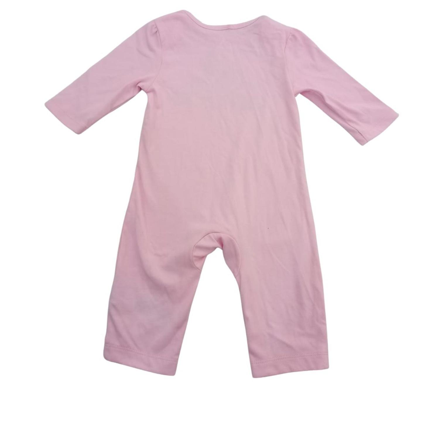 PACK 2 BEBECRECE BODYS ADIDAS - ROSADO/NEGRO TAMAÑO 0 A 3 MESES - 6