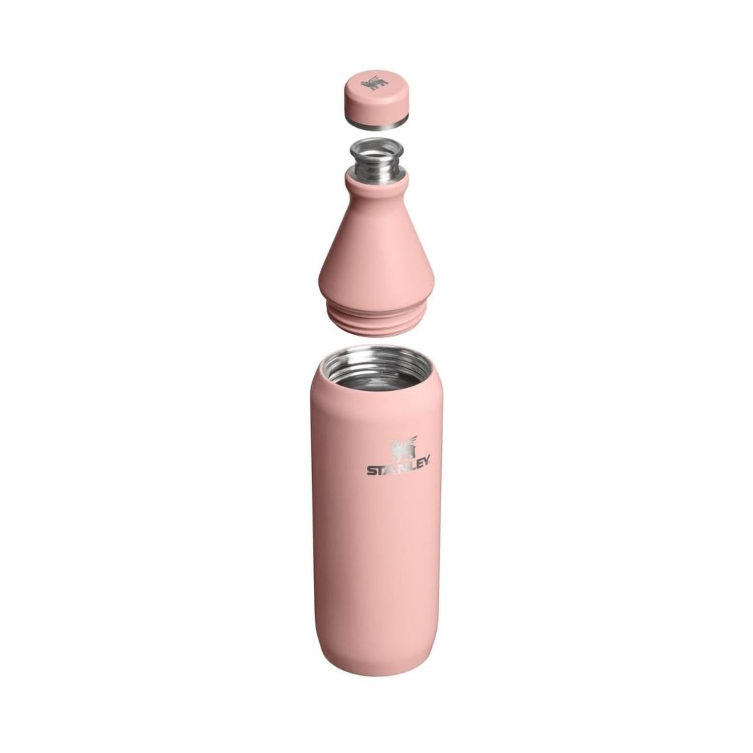 BOTELLA ACERO INOXIDABLE STANLEY ALL DAY SLIM 20 OZ - PEACH ROSE - 2
