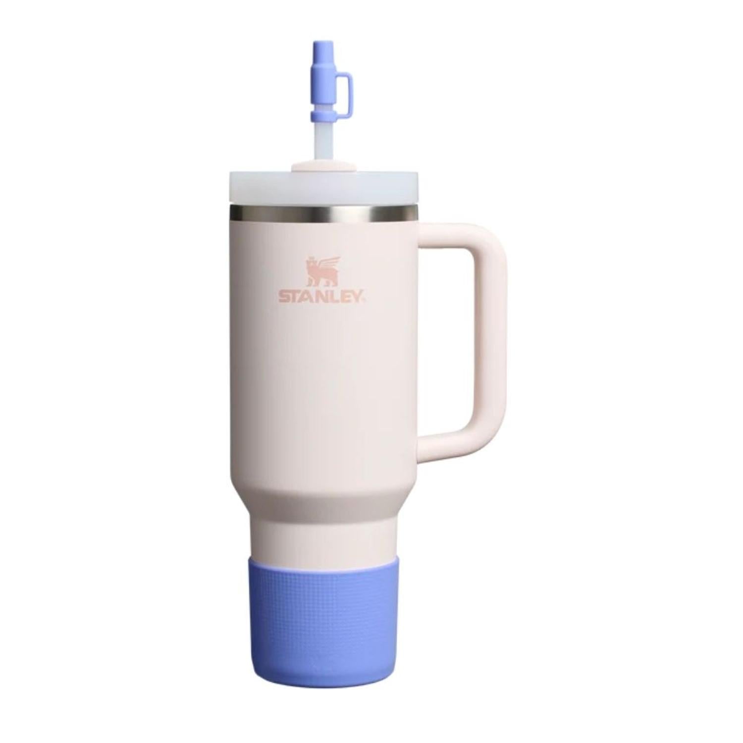 PROTECTOR DE SILICONA ANTIDESLIZANTE STANLEY PARA VASOS DE 40 OZ - HYDRANGEA - 2