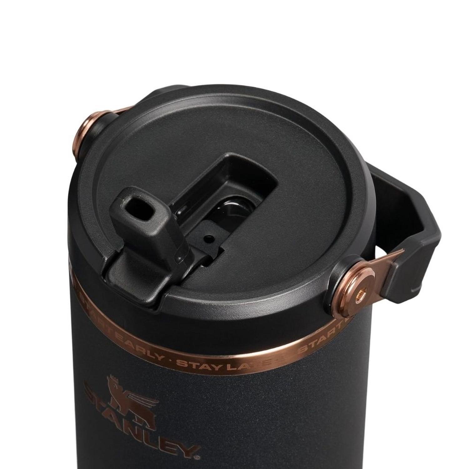 TUMBLER VASO STANLEY X MESSI ICEFLOW 2.0 - MESSI GOAT NEGRO - 4