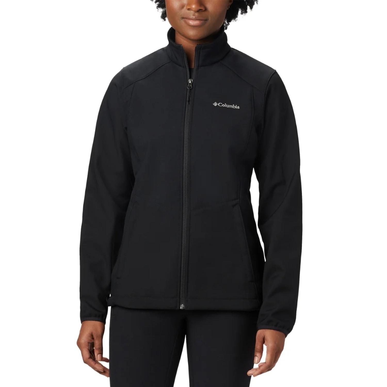 CASACA MUJER COLUMBIA SOFTSHELL - NEGRO - 1