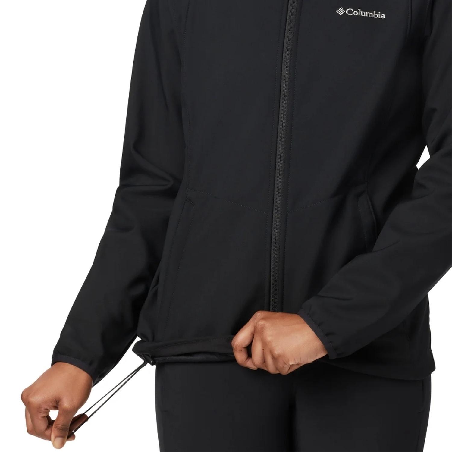 CASACA MUJER COLUMBIA SOFTSHELL - NEGRO - 3