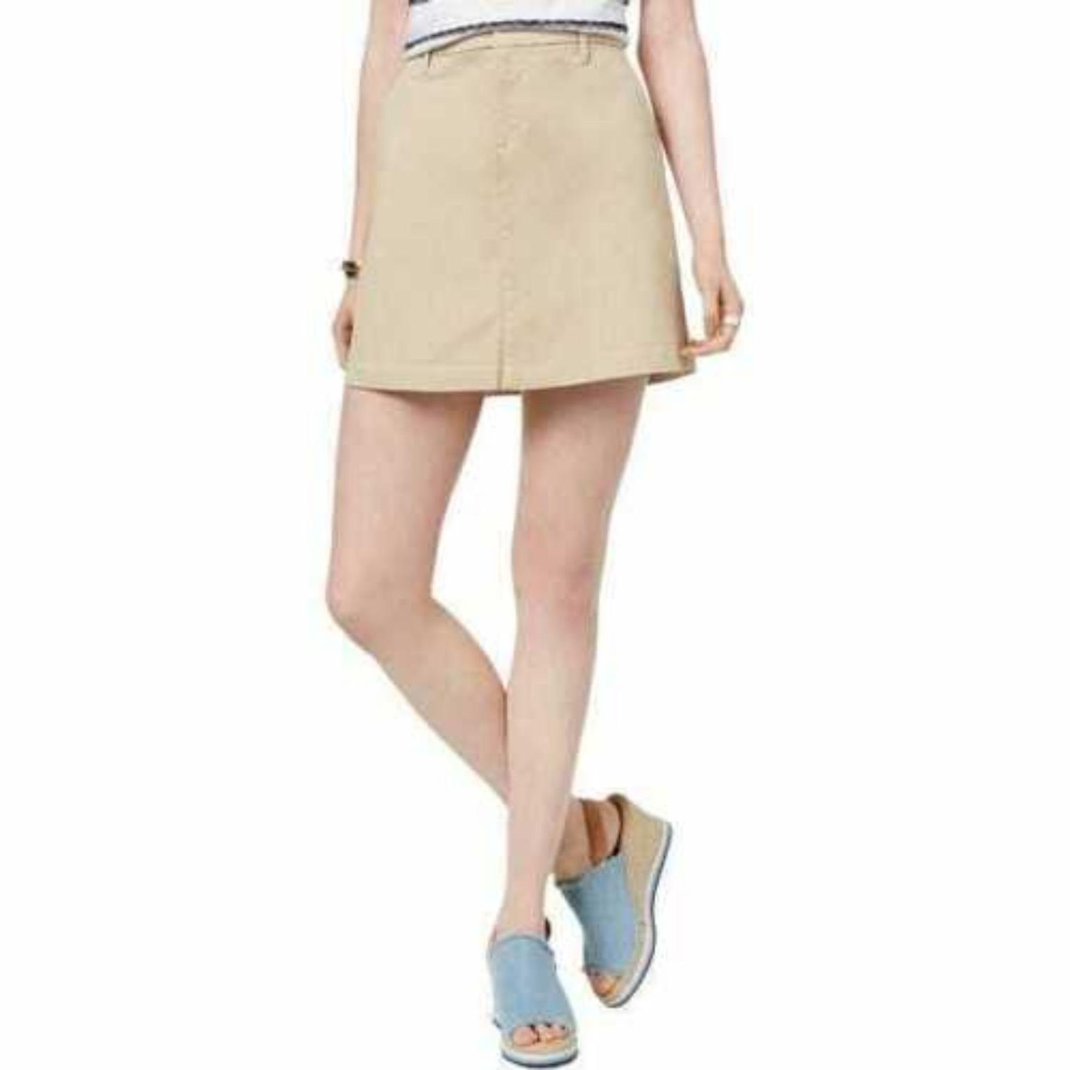 FALDA CORTA TOMMY HILFIGER HOLLYWOOD - BEIGE - 1