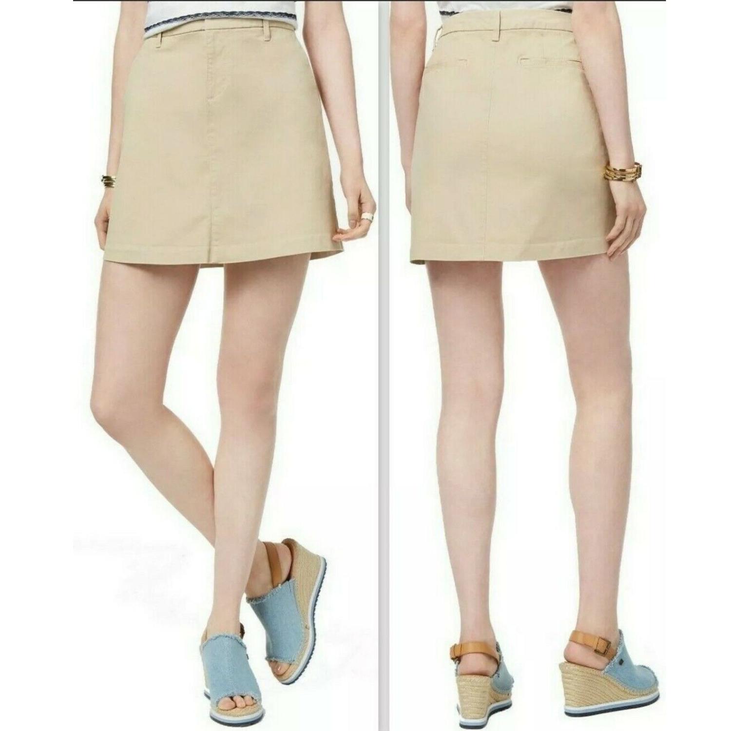 FALDA CORTA TOMMY HILFIGER HOLLYWOOD - BEIGE - 2
