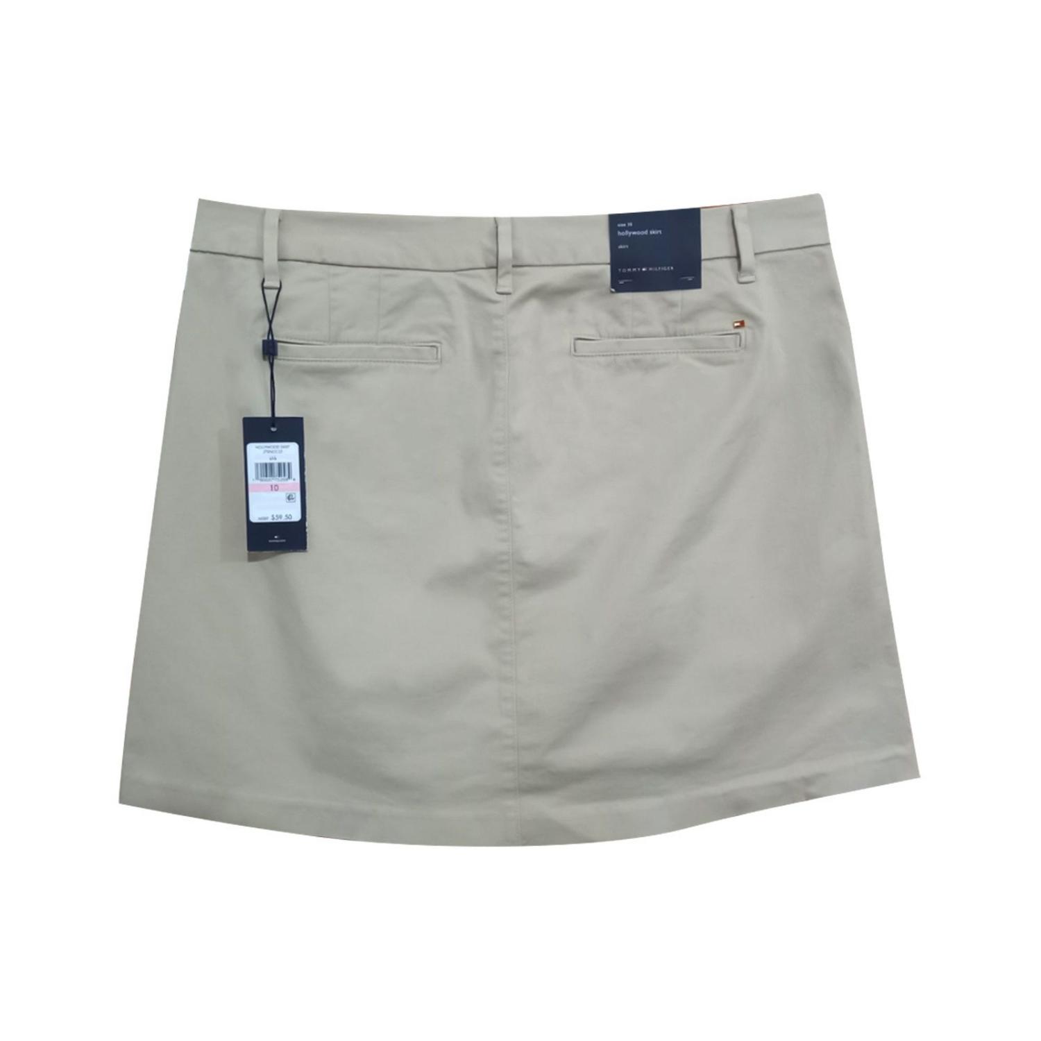 FALDA CORTA TOMMY HILFIGER HOLLYWOOD - BEIGE - 4