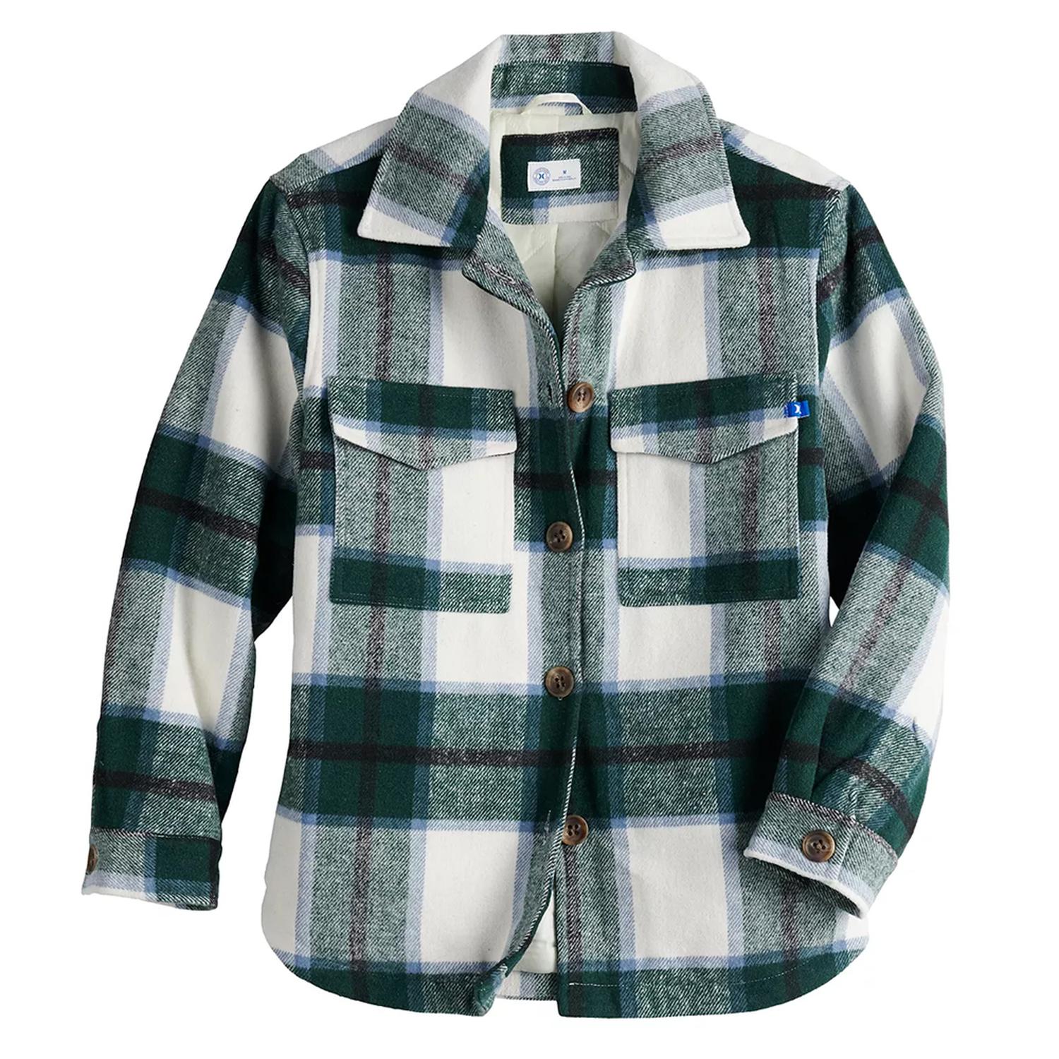 CAMISA SACO HURLEY BLUE GRAY GREEN - 3