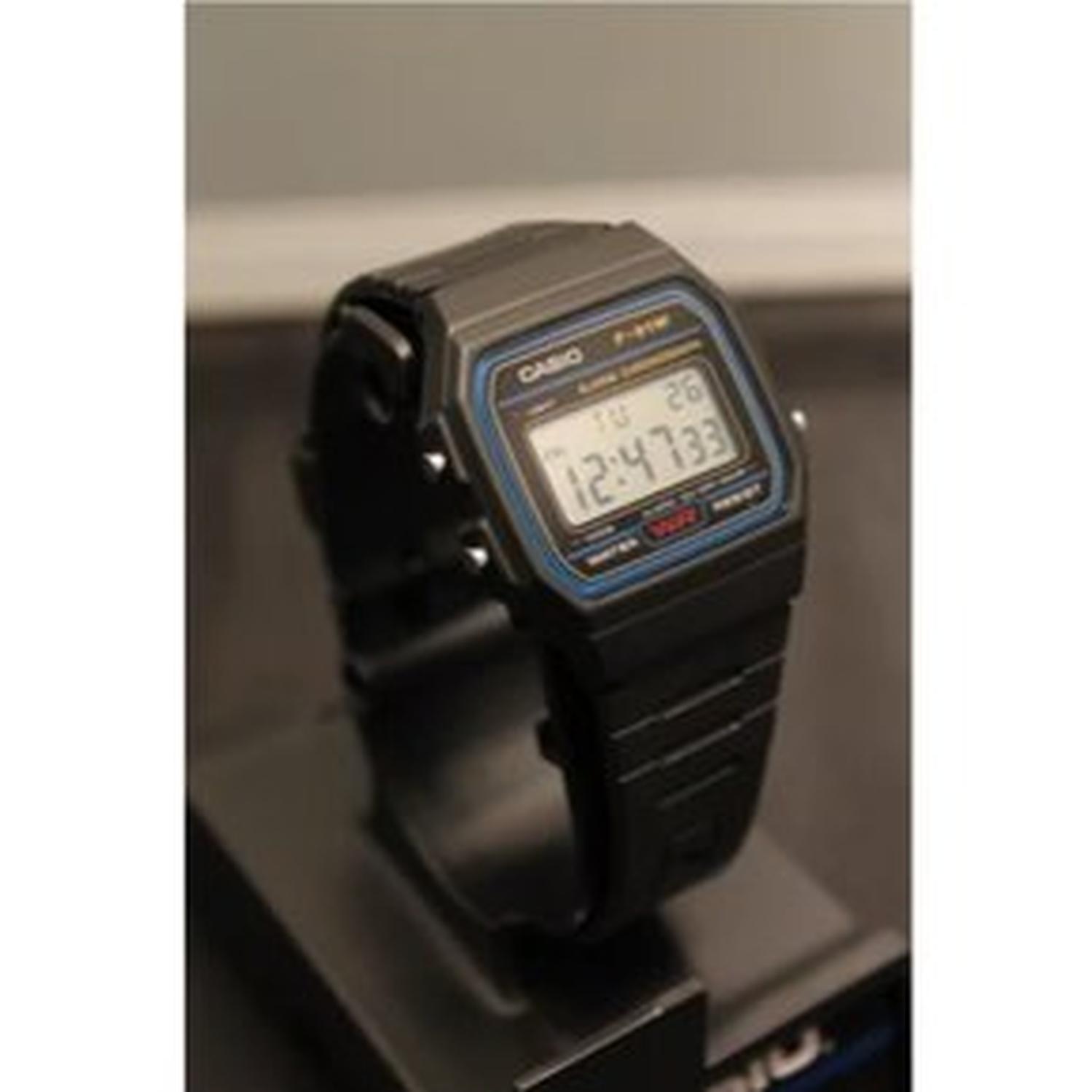 RELOJ CLÁSICO CASIO F91W-1 CORREA DE RESINA DIGITAL NEGRA HOMBRE TAMAÑO TALLA UNICA - 3