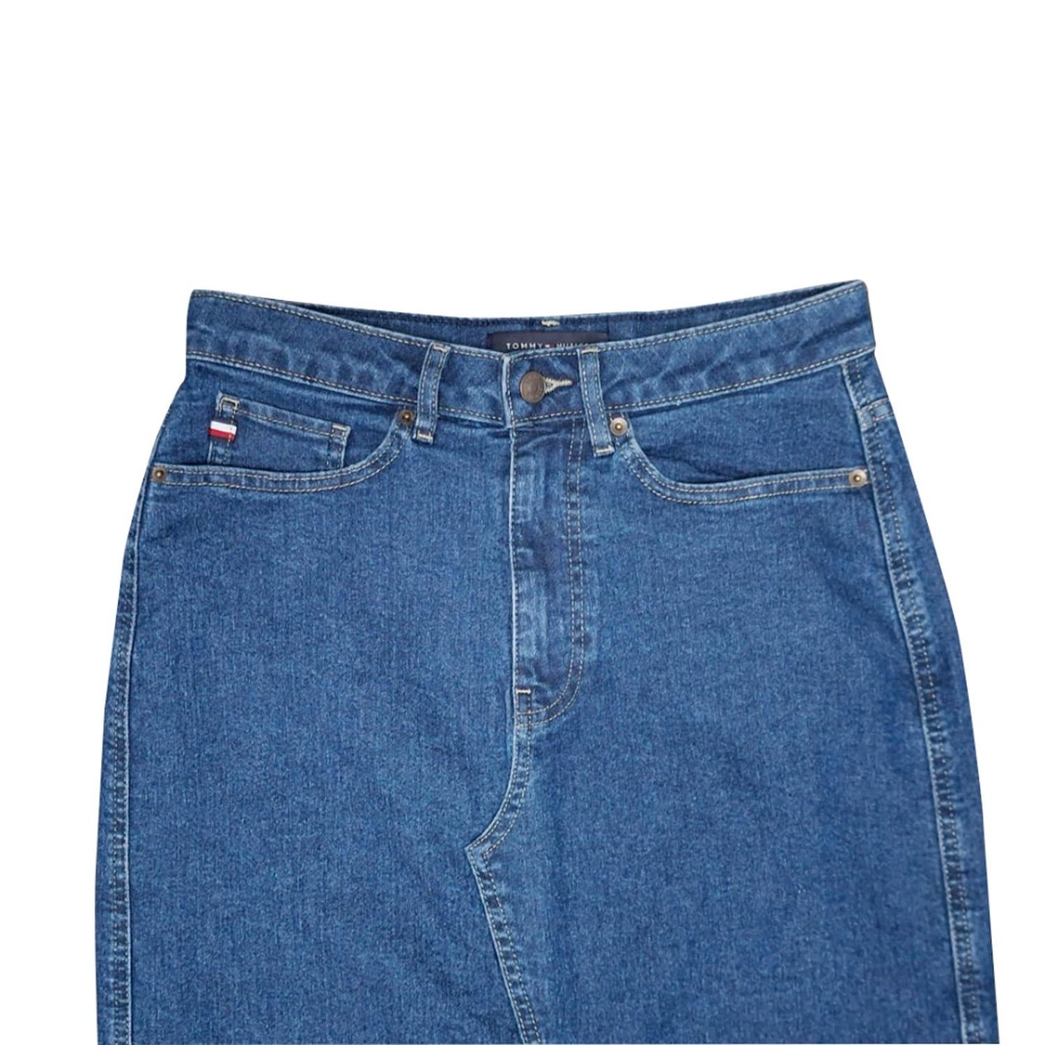 FALDA LARGA VAQUERA TOMMY HILFIGER AZUL - 2