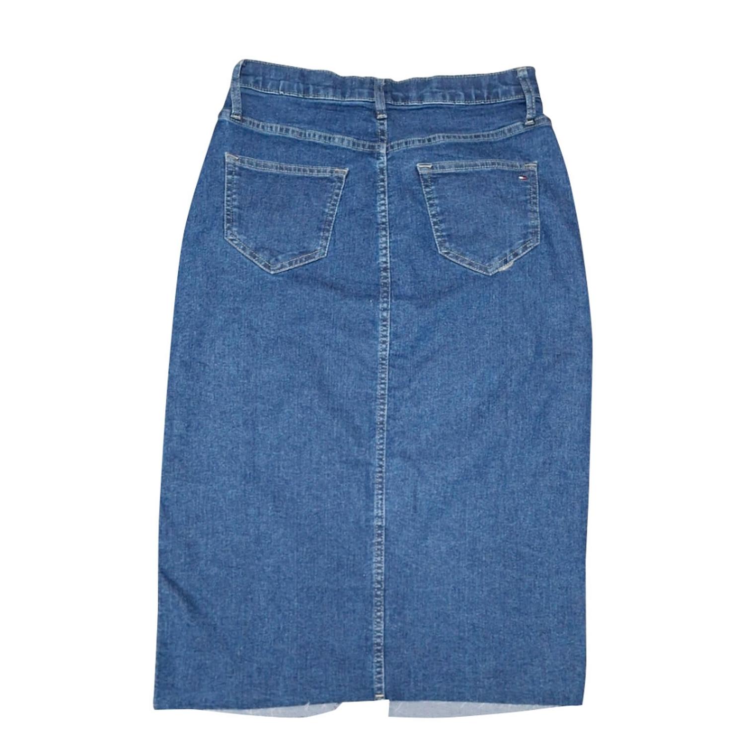 FALDA LARGA VAQUERA TOMMY HILFIGER AZUL - 3