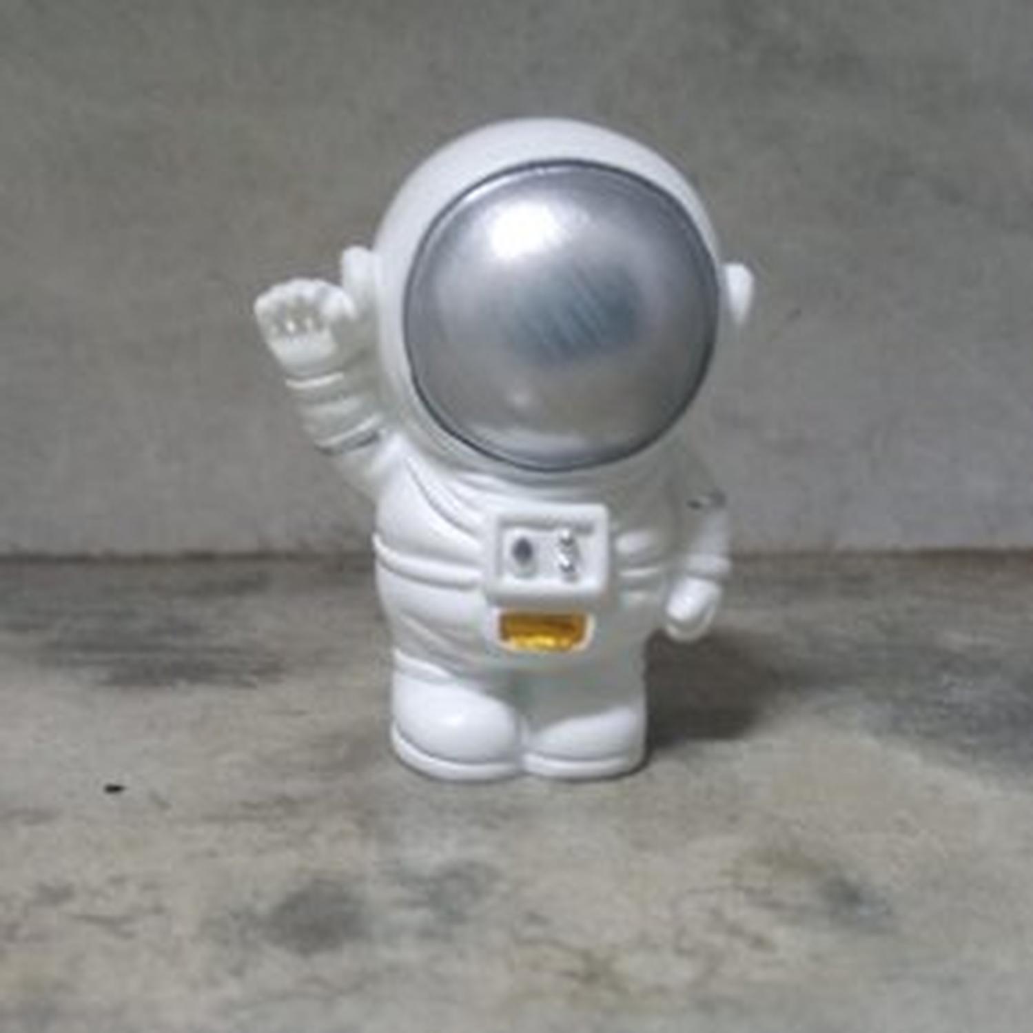 PACK 4 ASTRONAUTAS MINIATURA DECORACIÓN DE HOGAR - PLATEADO TAMAÑO TALLA ÚNICA - 6