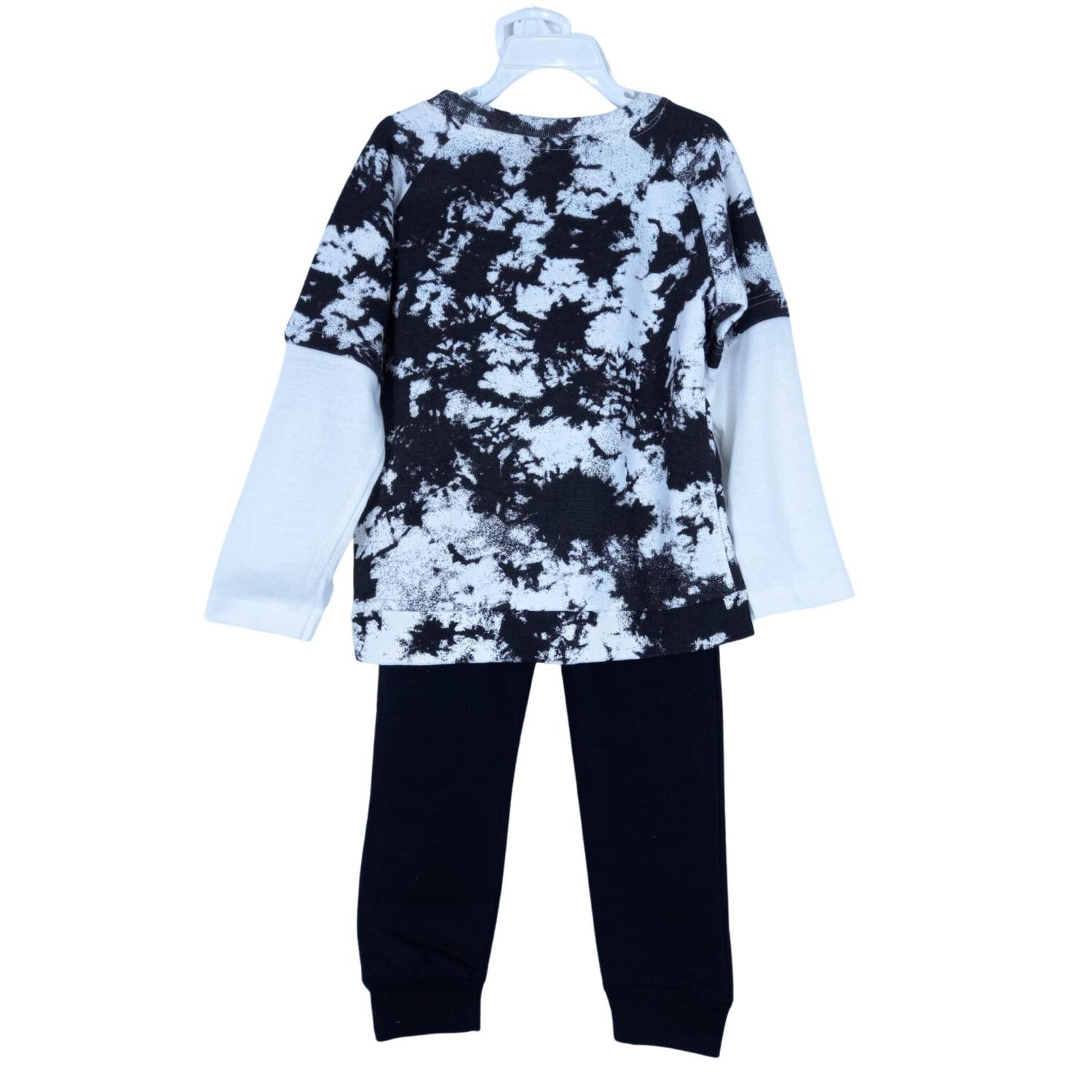 CONJUNTO BUZO 2 PIEZAS ECKO RED PARA NIÑOS - NEGRO NEGRO TAMAÑO 5 - 2