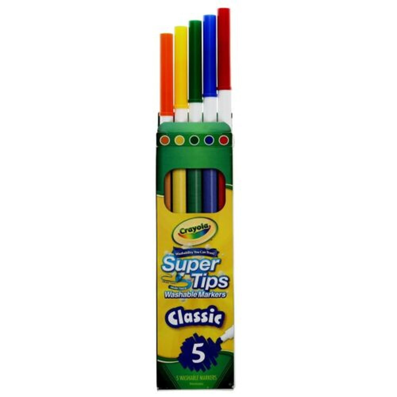 PACKX2 PLUMONES LETTERING CRAYOLA SUPERTIPS X 5 UNDS TAMAÑO TALLA UNICA - 3