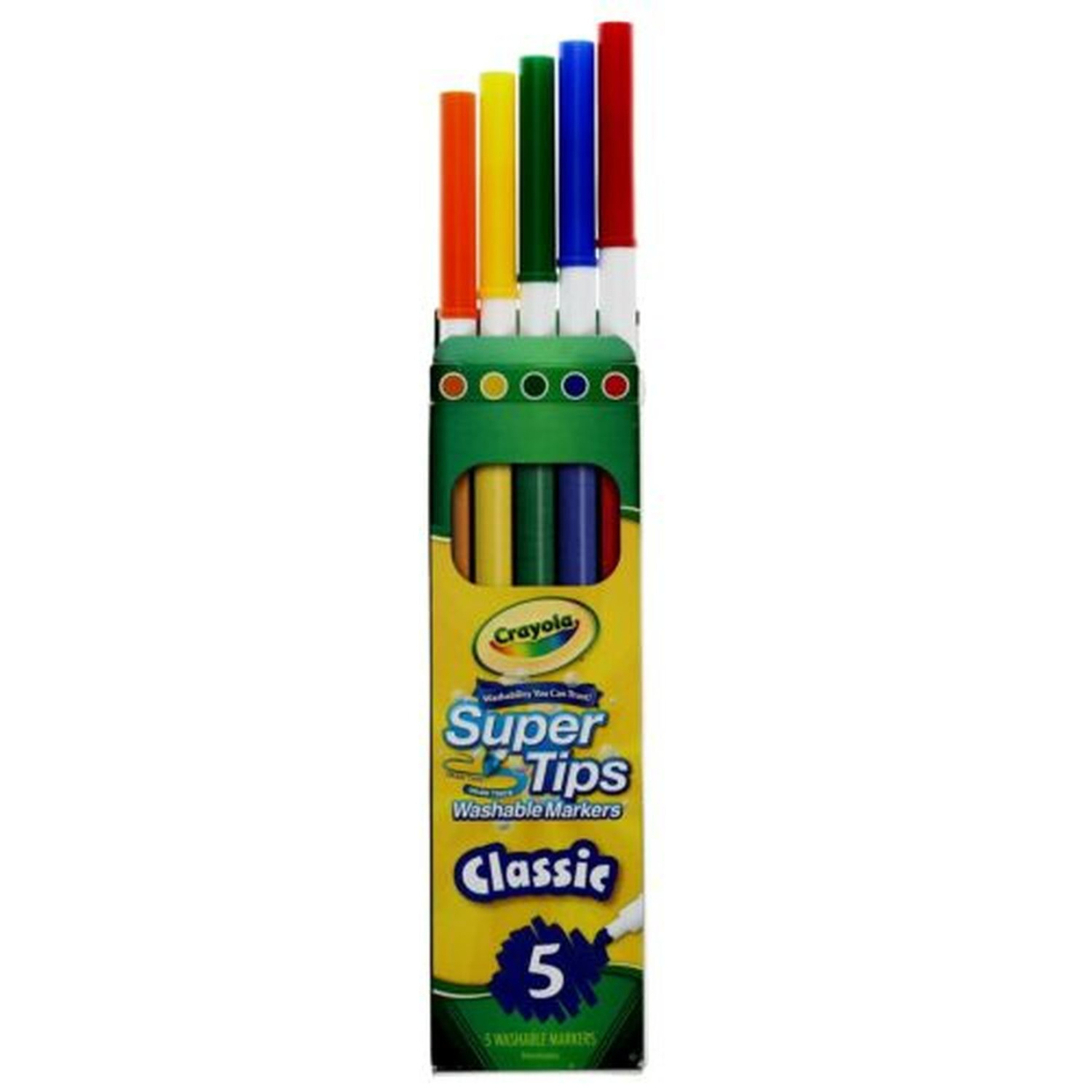 PACKX2 PLUMONES LETTERING CRAYOLA SUPERTIPS X 5 UNDS TAMAÑO TALLA UNICA - 3