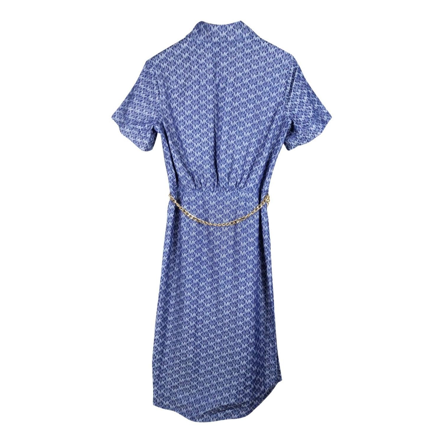VESTIDO MICHAEL KORS LOGO PRINT CON CORREA - 3