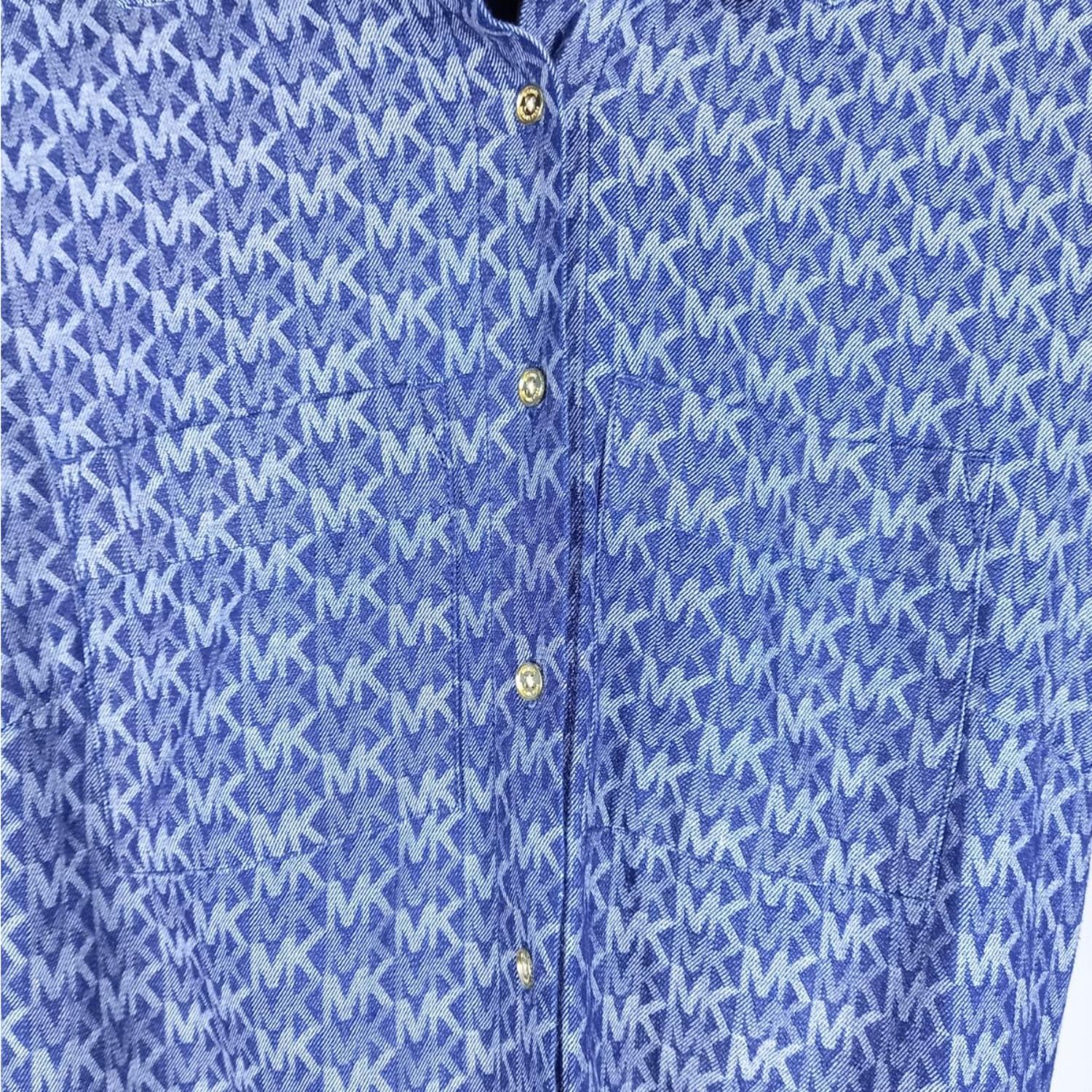 VESTIDO MICHAEL KORS LOGO PRINT CON CORREA - 4