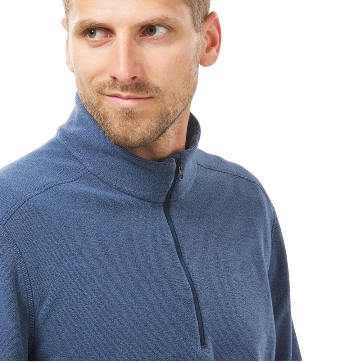 FORRO POLAR DE MONTAÑA Y TREKKING HOMBRE QUECHUA MH100 AZUL - 2