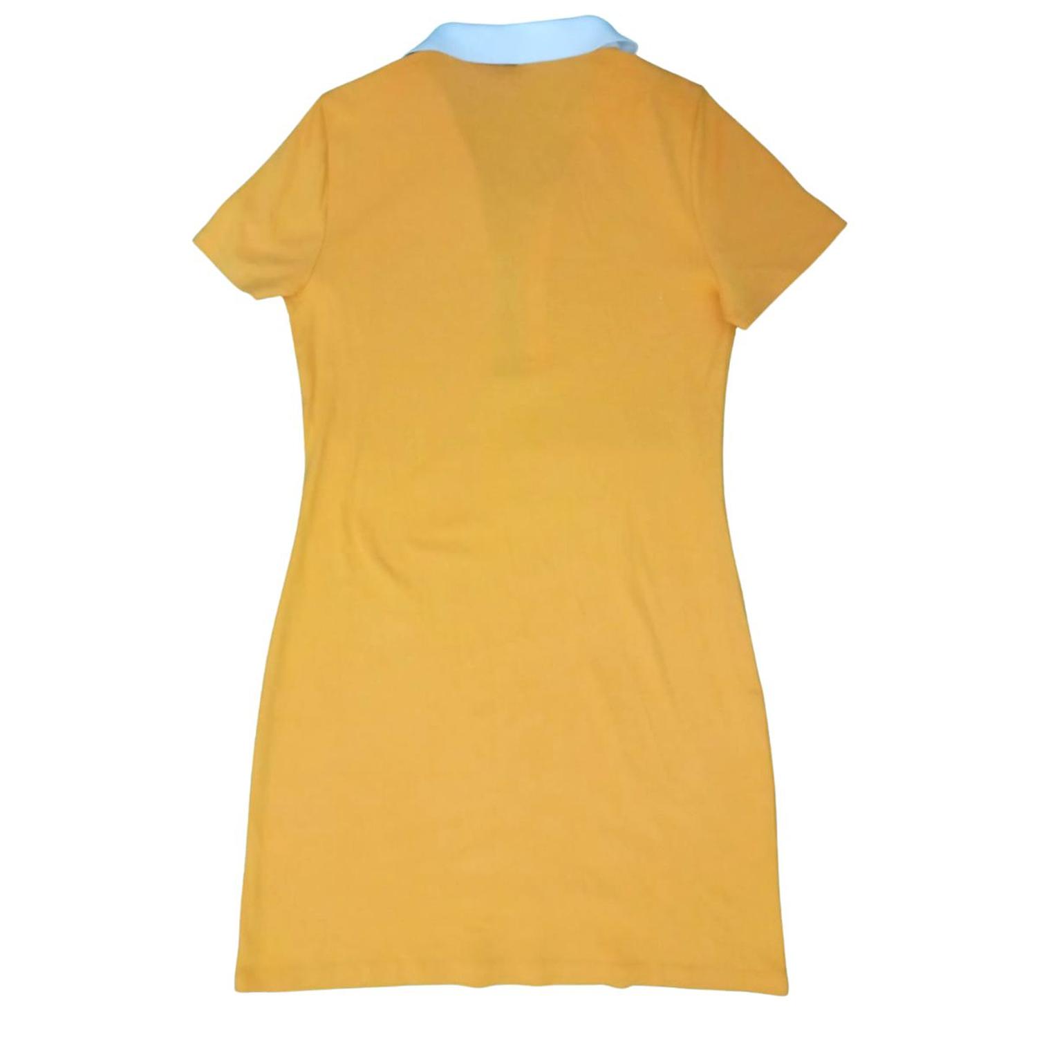 VESTIDO POLO CALVIN KLEIN SLIM AMARILLO - 1