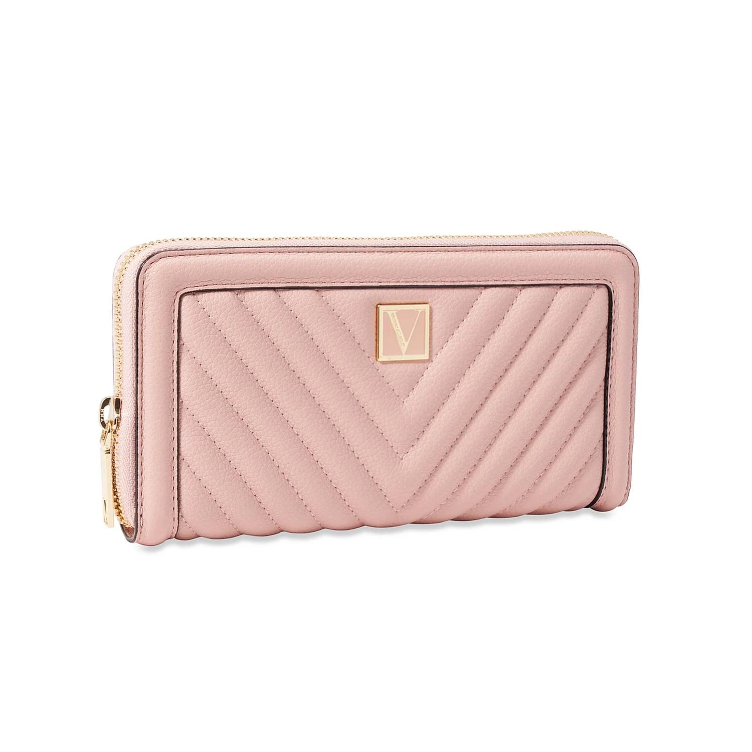 BILLETERA MUJER VICTORIA'S SECRET ZIPPER - ROSA TAMAÑO TALLA UNICA - 2