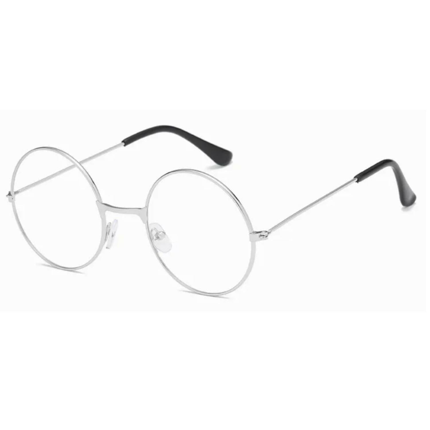 MONTURA DE LENTES REDONDO TIPO HARRY POTTER - PLATEADO TAMAÑO TALLA ÚNICA - 1