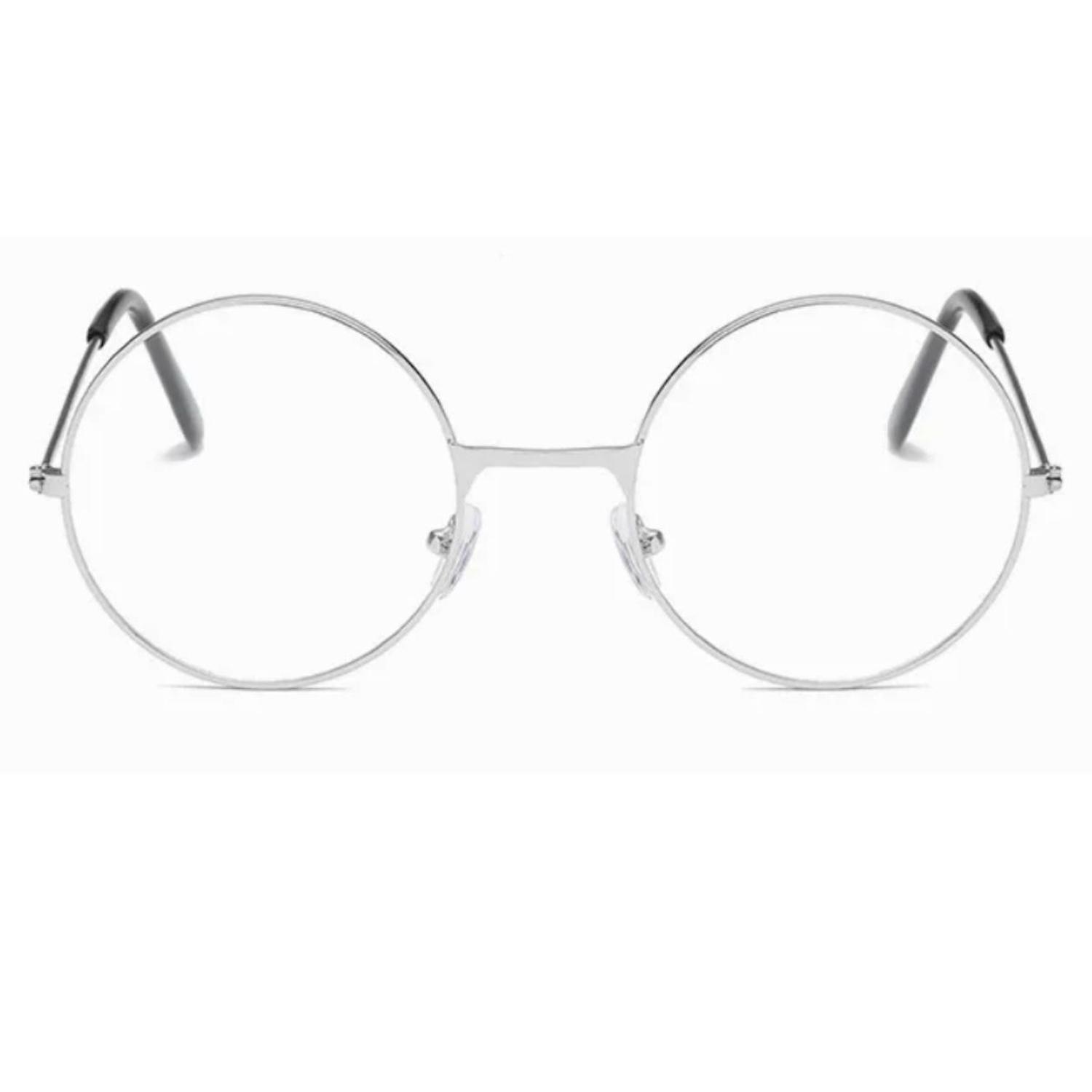 MONTURA DE LENTES REDONDO TIPO HARRY POTTER - PLATEADO TAMAÑO TALLA ÚNICA - 2