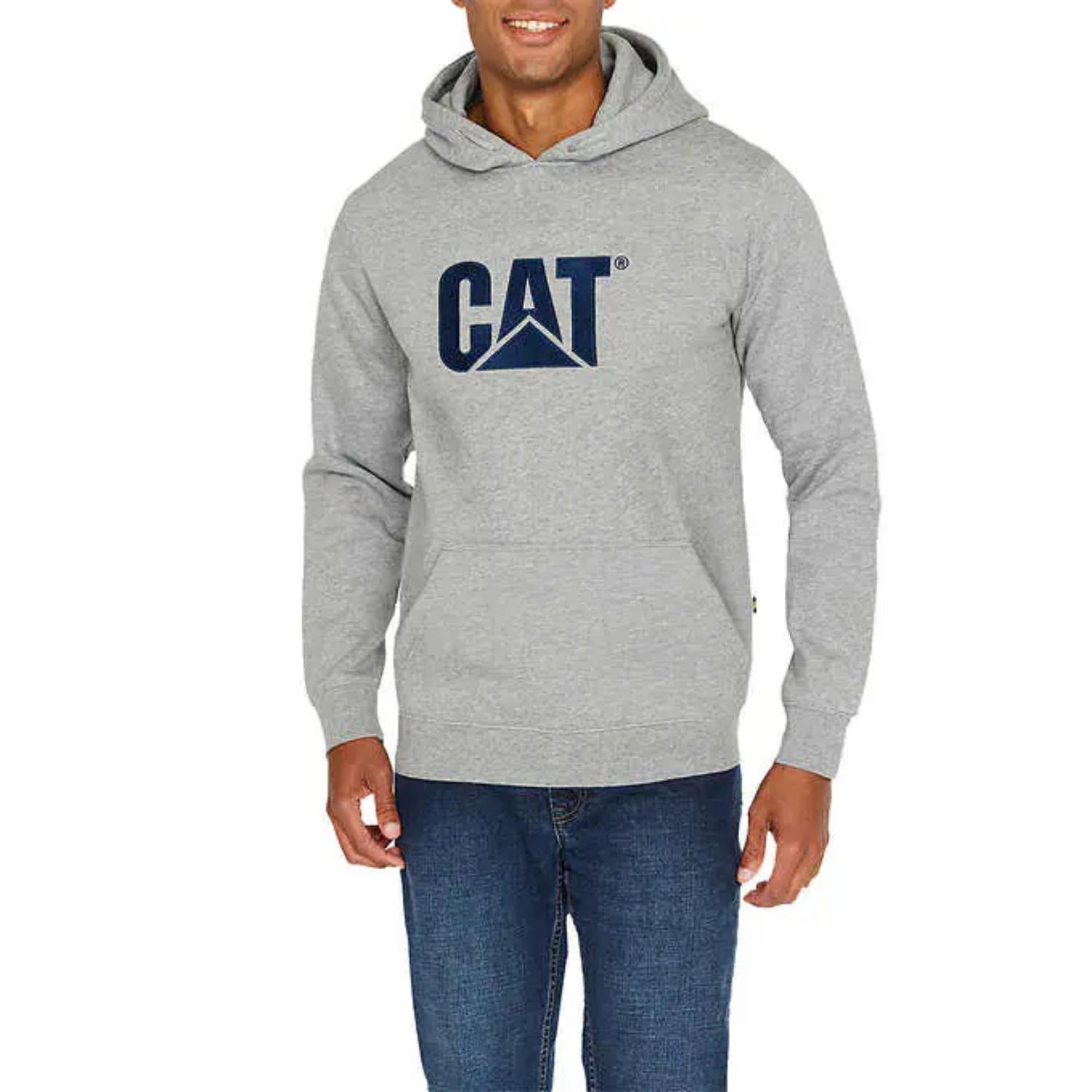 POLERA CON CAPUCHA CAT ADULTO HOMBRE - PLOMO - 1