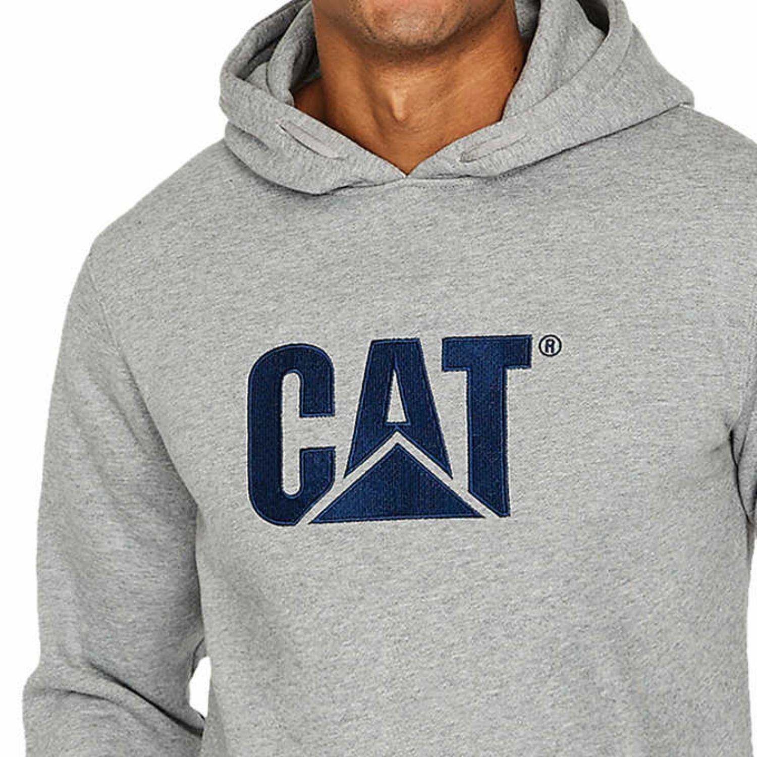 POLERA CON CAPUCHA CAT ADULTO HOMBRE - PLOMO - 2