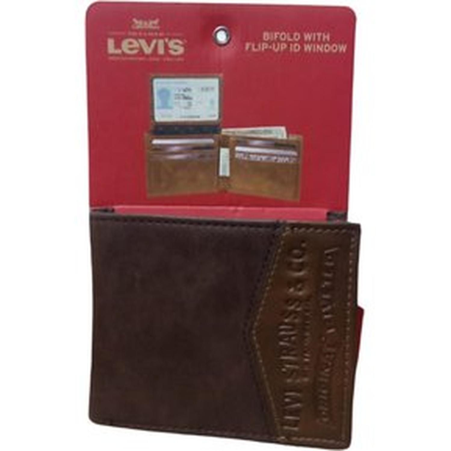 BILLETERA MARRON BIFOLD DE CUERO LEVI'S TAMAÑO TALLA ÚNICA - 2