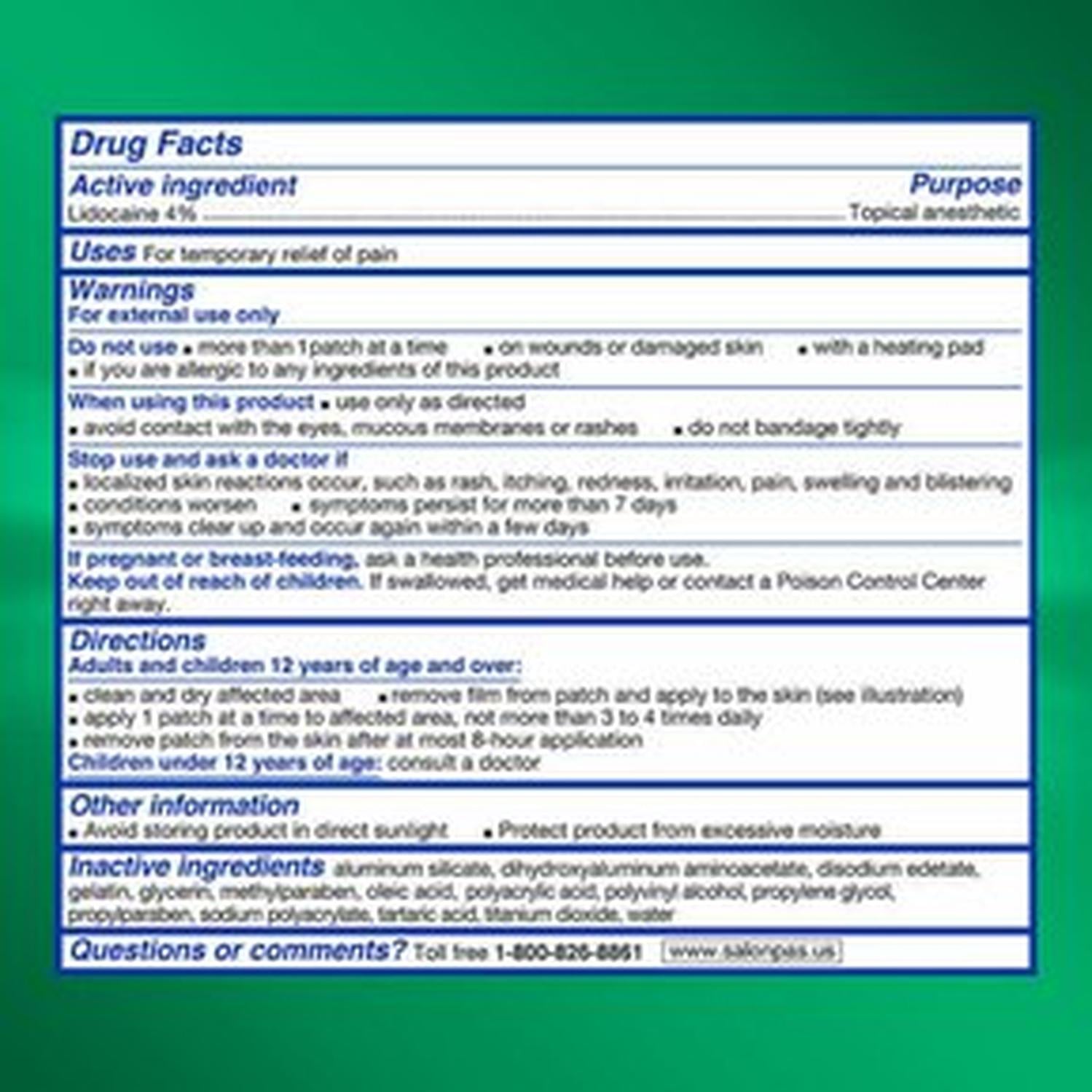 PARCHES ANALGÉSICO SALONPAS FORTE - 15 PARCHES GRANDES TAMAÑO TALLA ÚNICA - 3