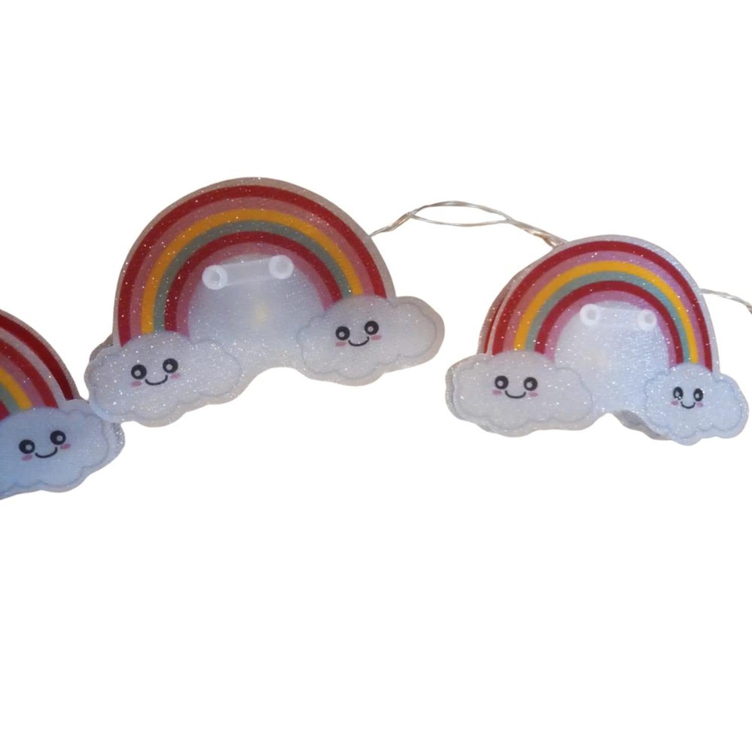 GUIRNALDA DE LUCES EN FORMA DE ARCOIRIS TAMAÑO TALLA UNICA - 2