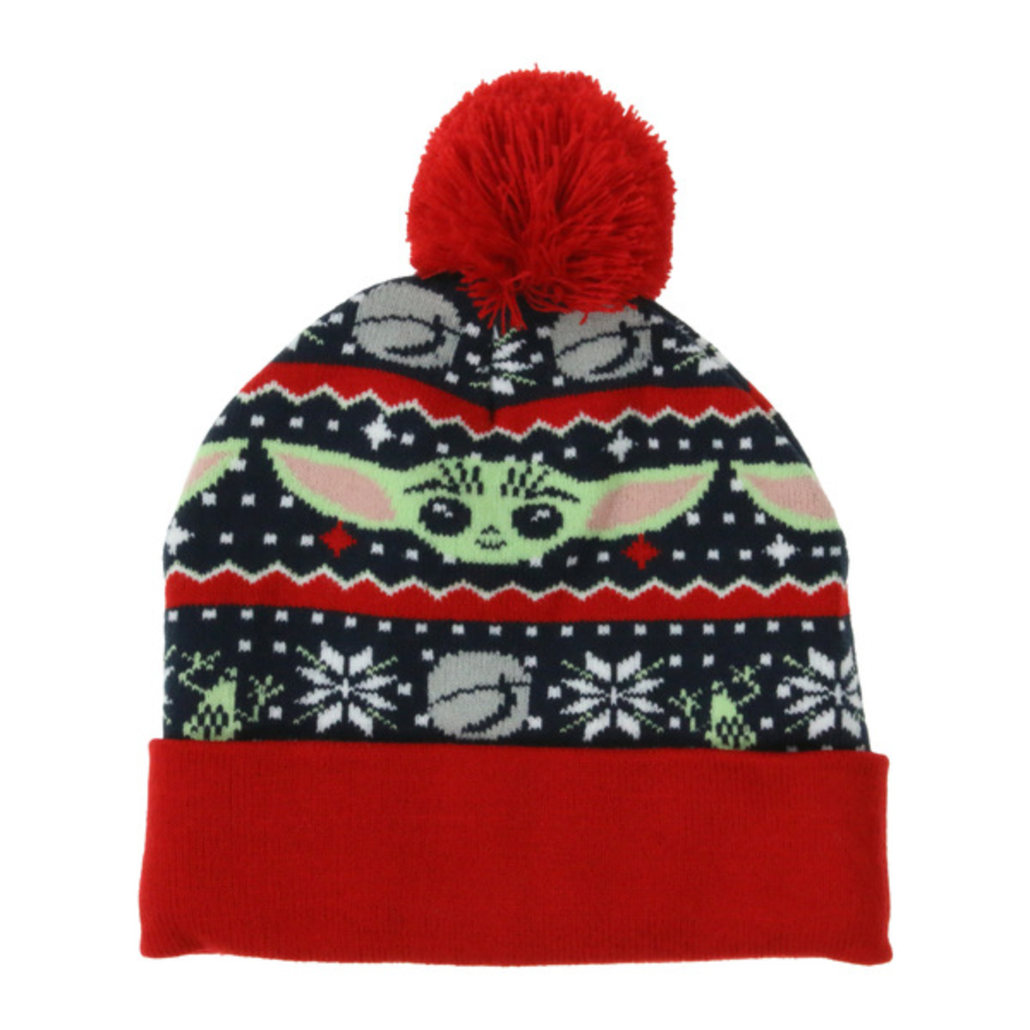 CHULLO O GORRO NAVIDEÑO GROGU STAR WARS - AZUL TAMAÑO 10 - 1