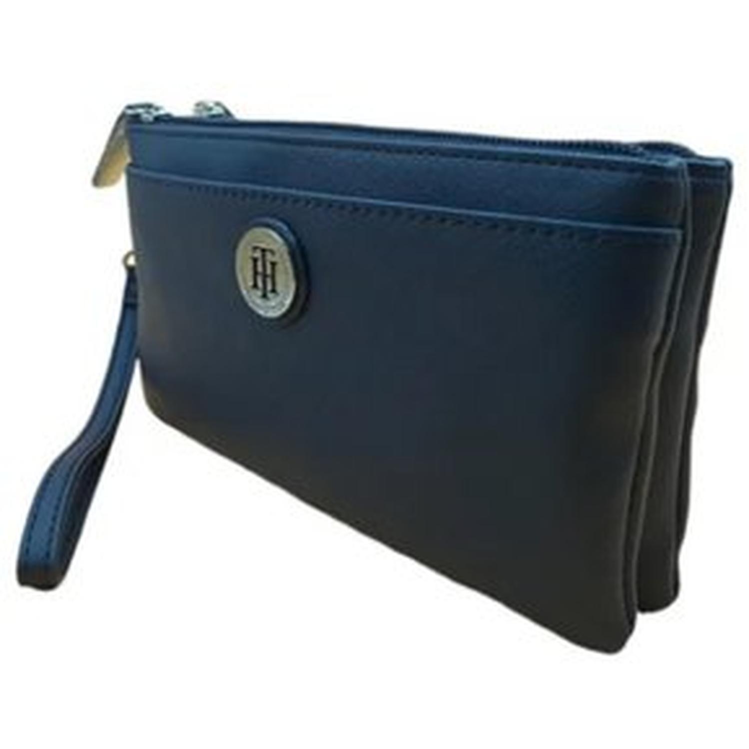 WRISLET O CARTERA DE MANO TIPO BILLETERA TOMMY HILFIGER - NEGRO TAMAÑO TALLA ÚNICA - 2