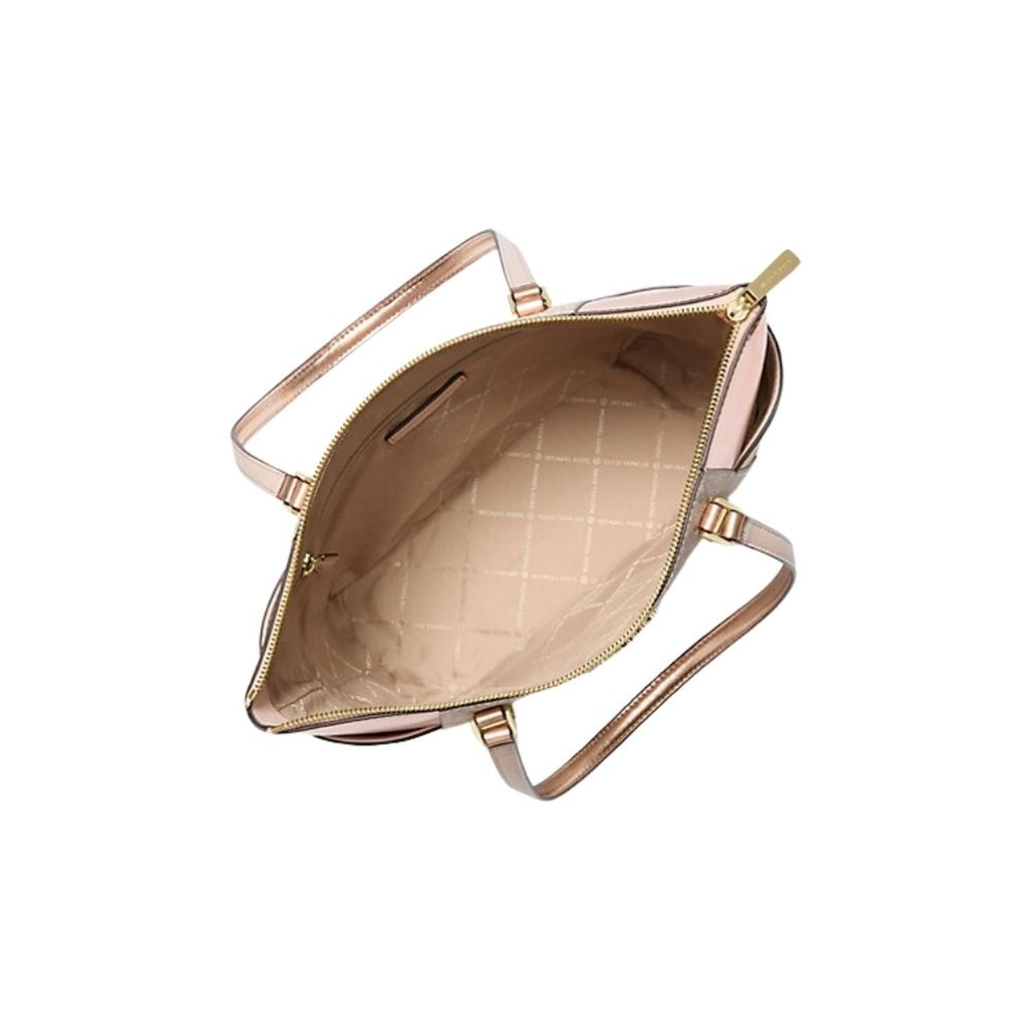 CARTERA TOTE MICHAEL KORS CHARLOTTE - PALE GOLD TAMAÑO TALLA ÚNICA - 2
