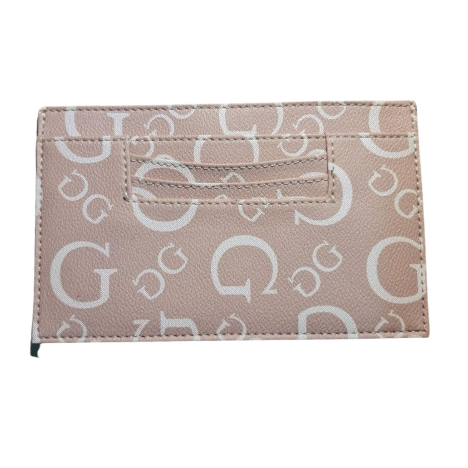 SET CARTERA DE MANO Y TARJETERO GUESS CASPIAN SLG - ROSA PALO TAMAÑO TALLA ÚNICA - 3